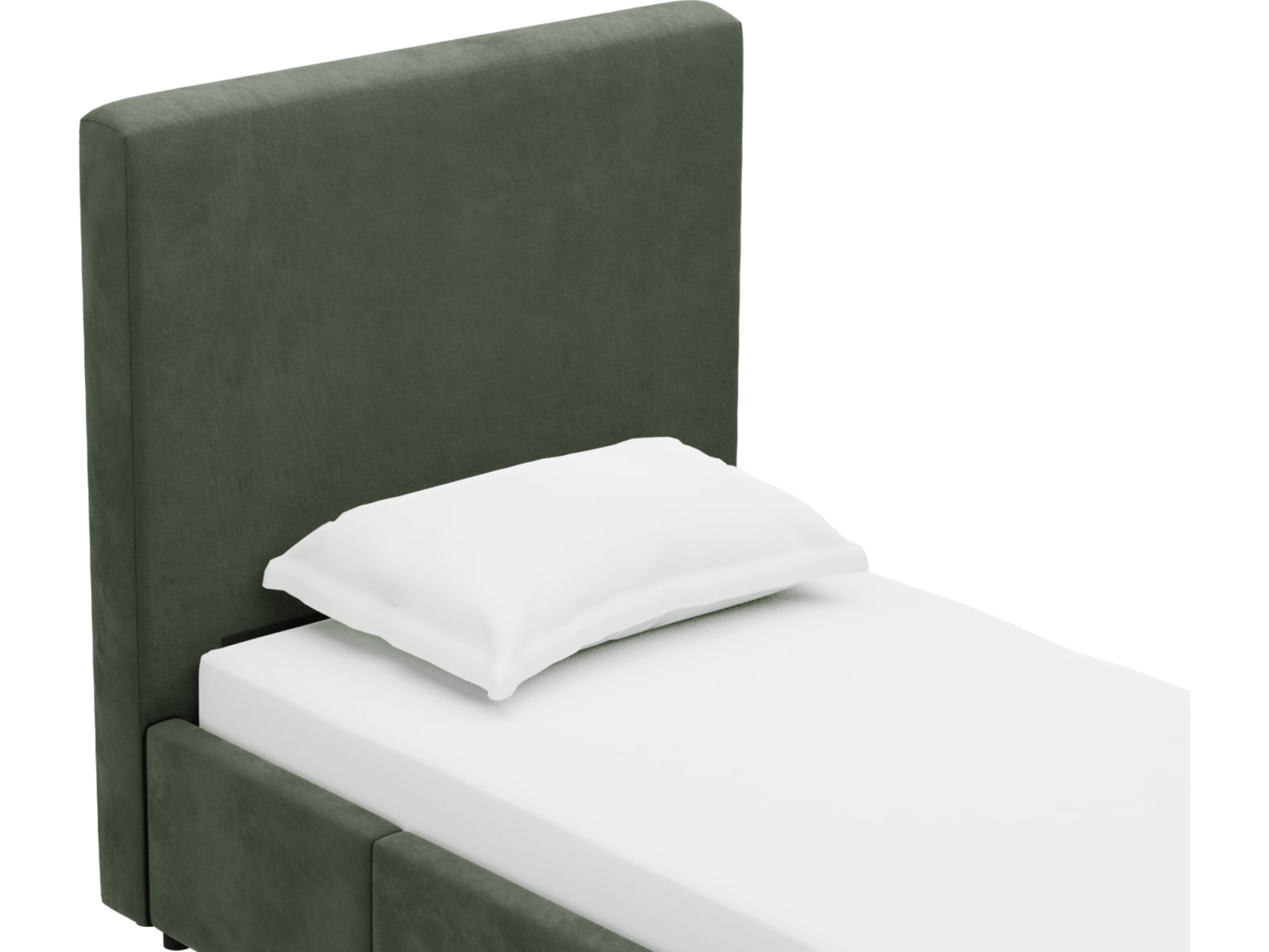 Aria Muse Forest Left Drawer Storage Bed color Muse Forest
