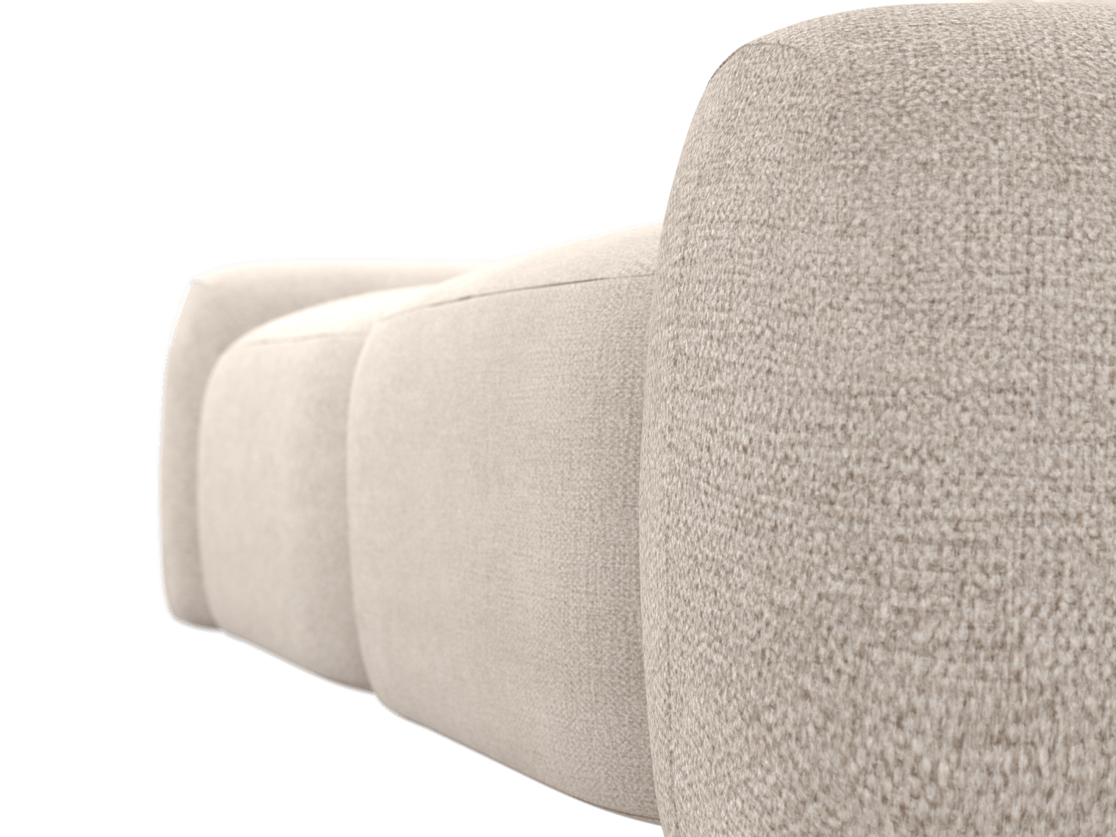 Beckett Noa Desert Modular Sofa - 2 Seater color Noa Desert
