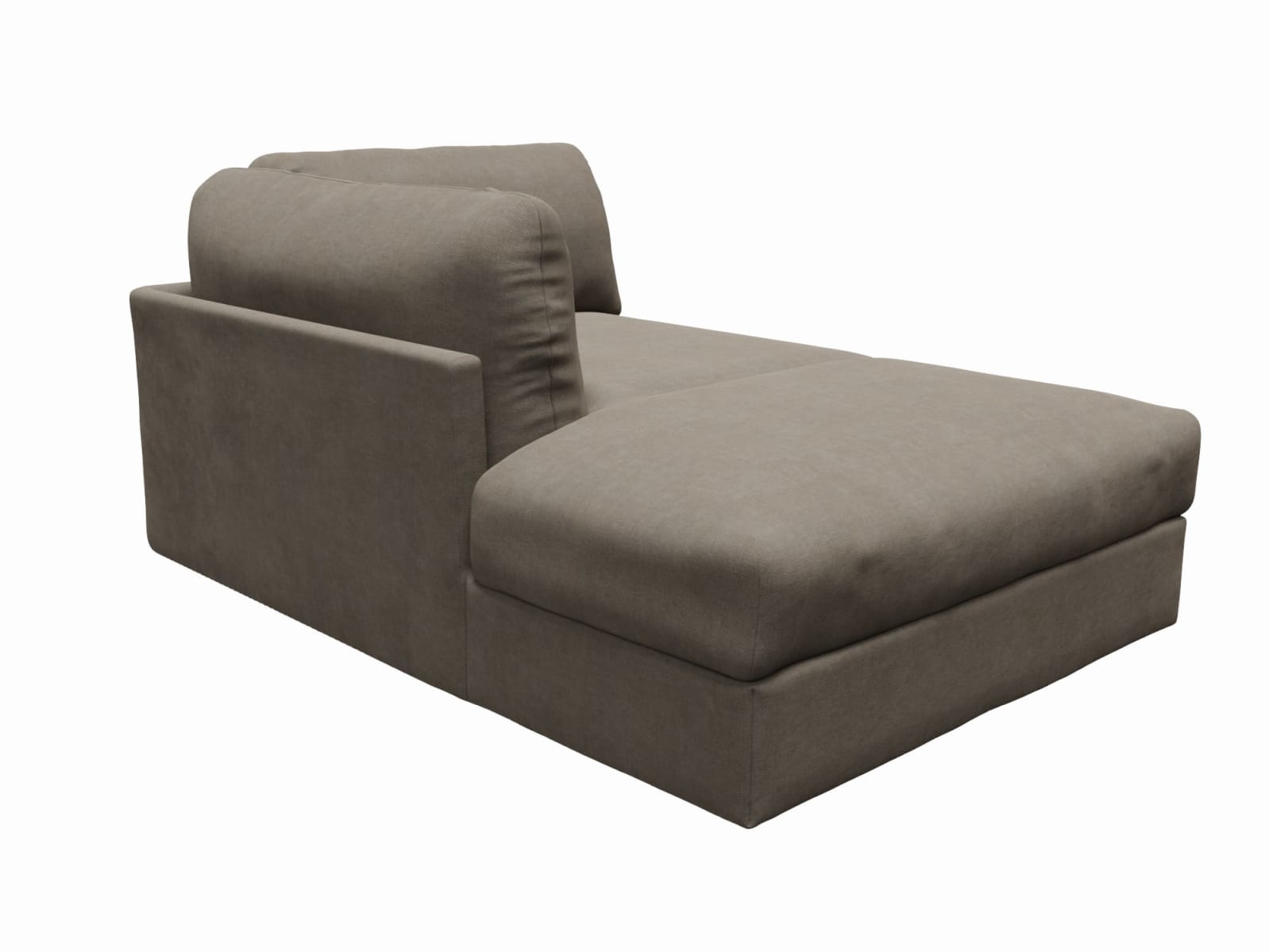 Finley Muse Mink Left Arm Facing Chaise Module color Muse Mink