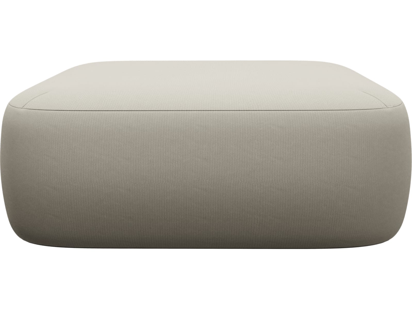 Beckett Plaza Natural Sofa Module Ottoman color Plaza Natural
