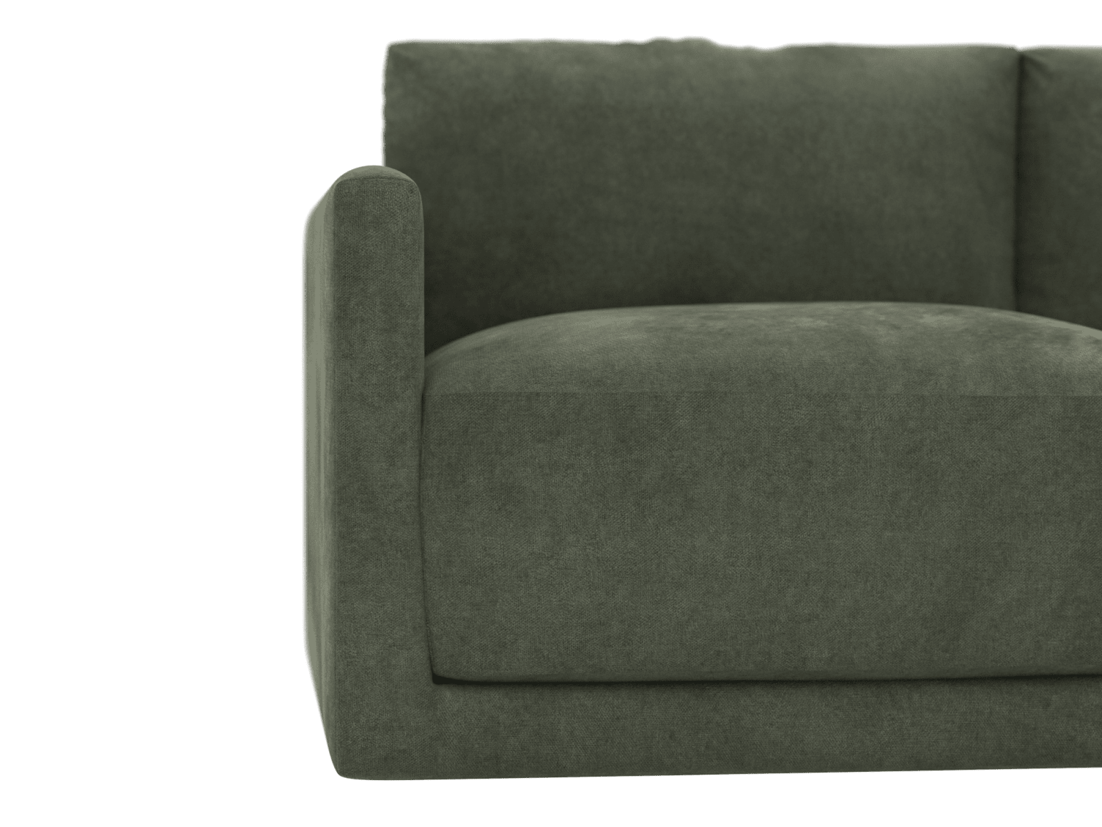 Haven Muse Forest 3 Seater Chaise Sofa color Muse Forest