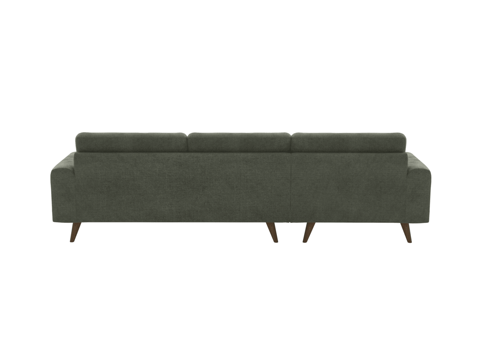 Dane Tribute Dark Jade Chaise Sofa - 3 Seater color Tribute Dark Jade