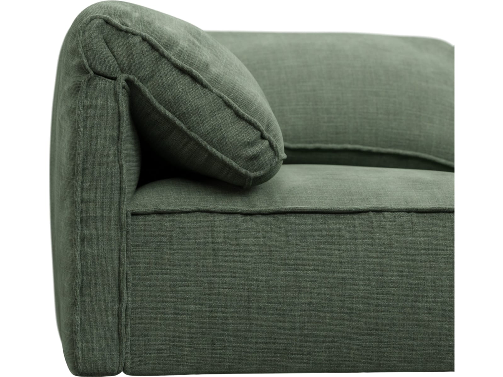 Kai Tribute Dark Jade Modular Sofa - 3 Seater color Tribute Dark Jade