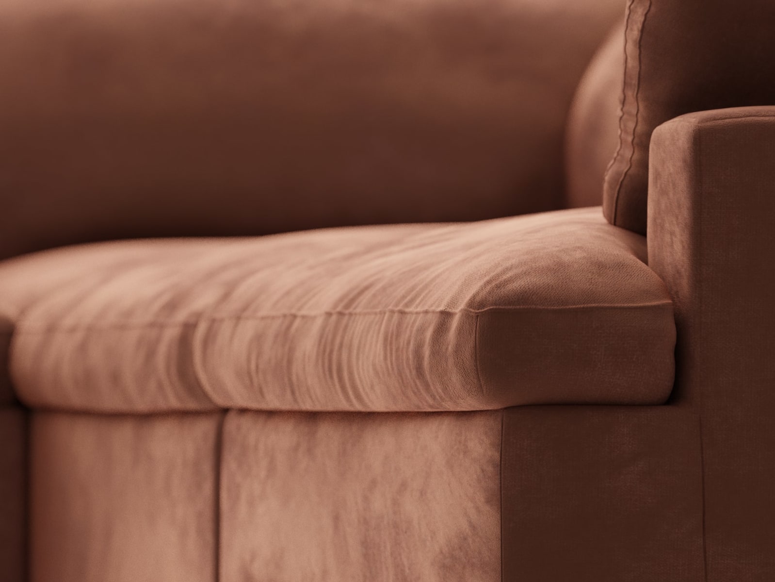Retreat Muse Rust Corner Sofa - 5 Seater color Muse Rust