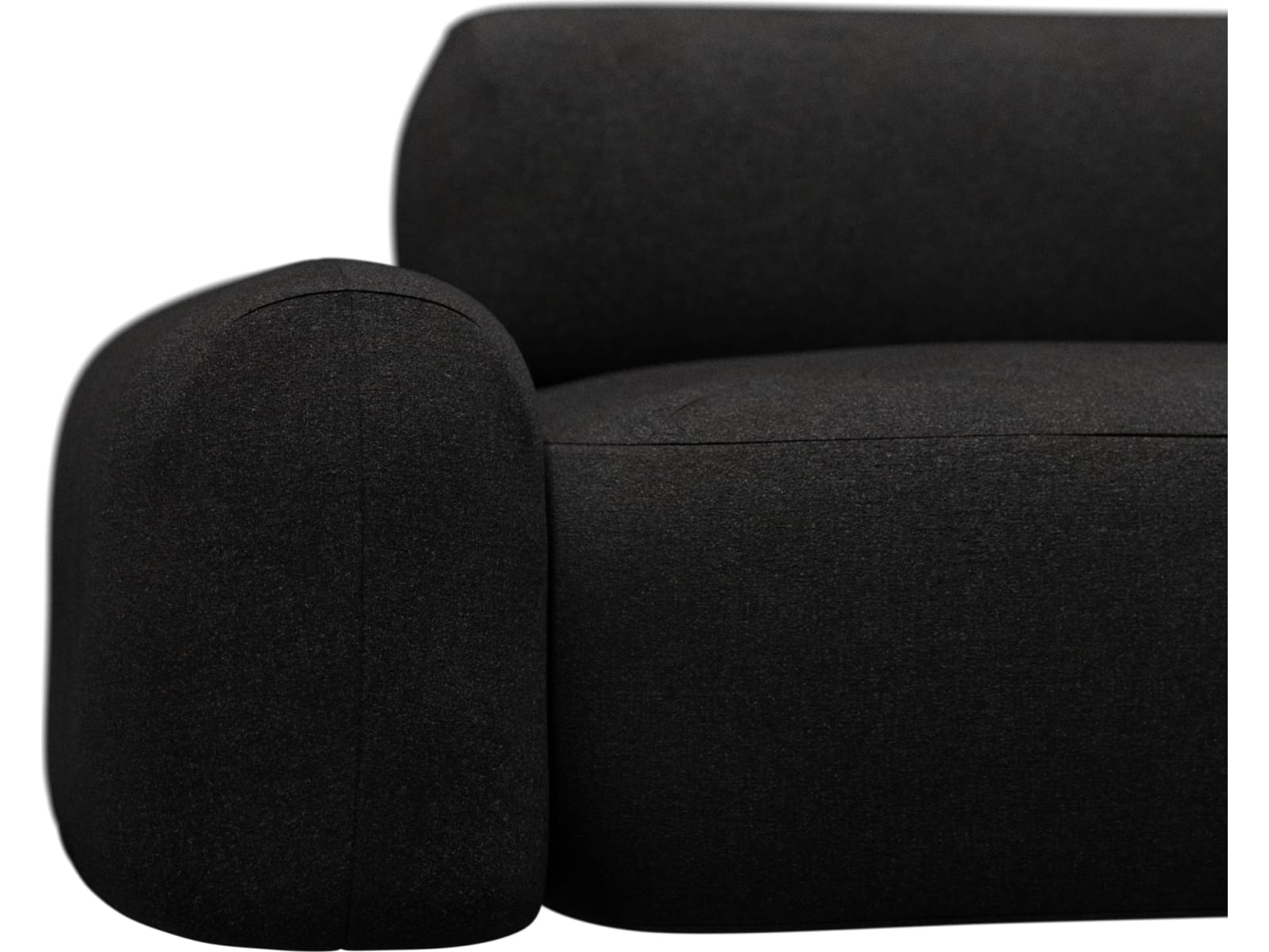 Beckett California Charcoal Modular Sofa - 2 Seater color California Charcoal