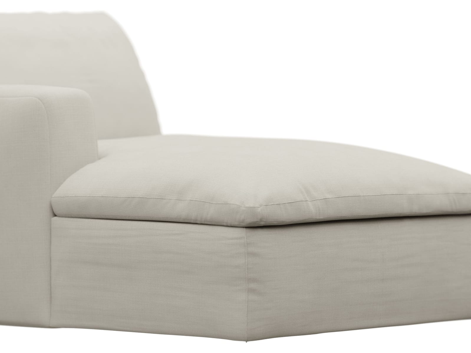 Cloud Deep Chaise Left Module Toorak Pearl color Toorak Pearl