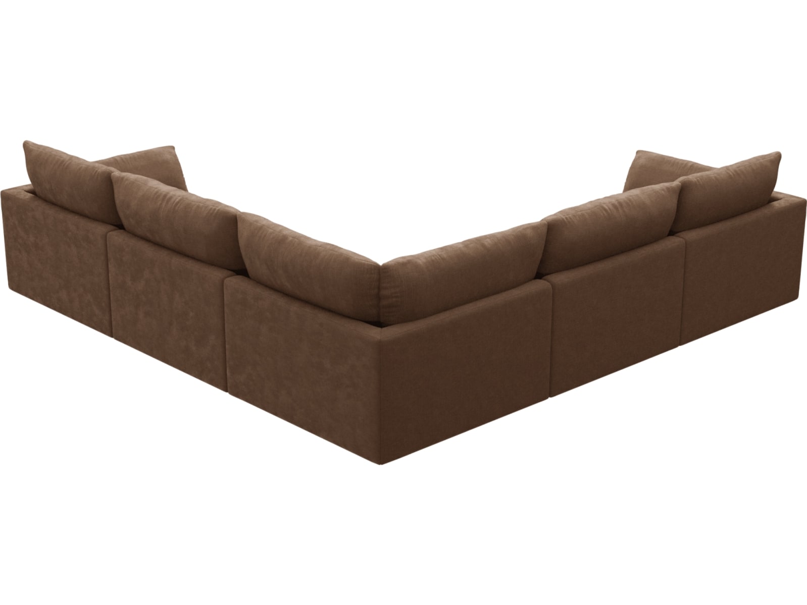 Willow Tribute Chestnut Corner Sofa - 5 Seater color Tribute Chestnut