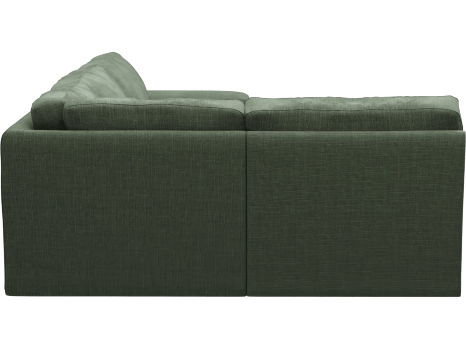 Monica Tribute Dark Jade Sofa - 4 Seater LAF Terminal color Tribute Dark Jade