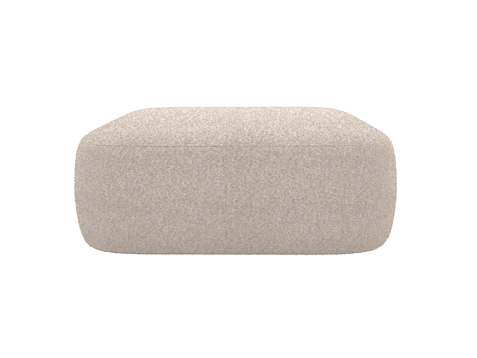 Beckett Boucle Pumice Ottoman color Boucle Pumice