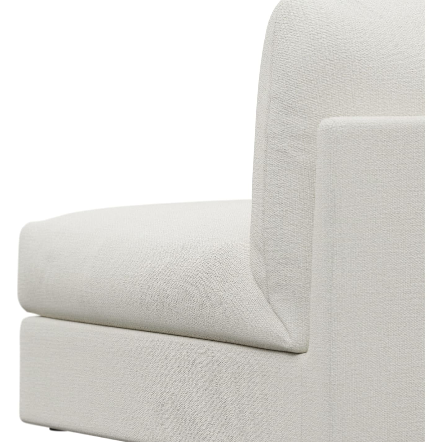 Finley Tribute Shell Right Arm Facing Sofa Chair Module color Tribute Shell