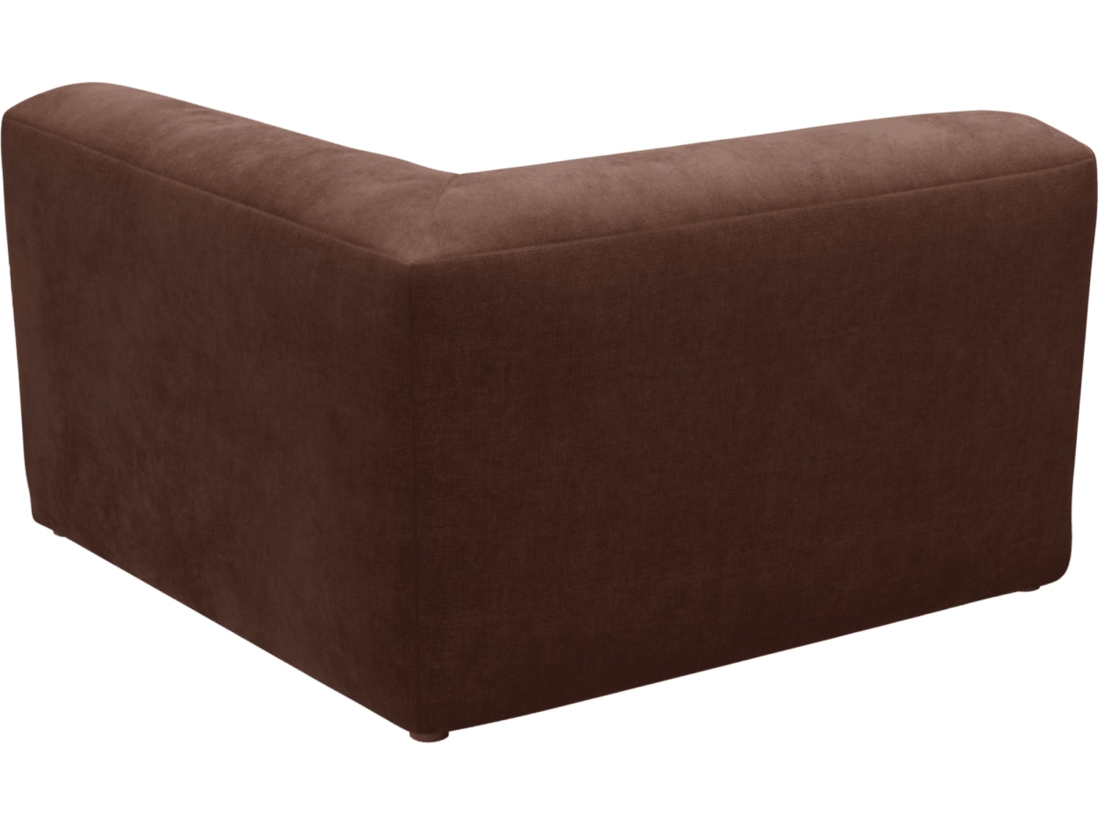 Copenhagen Muse Rust Wedge Corner Chair Sofa Module color Muse Rust