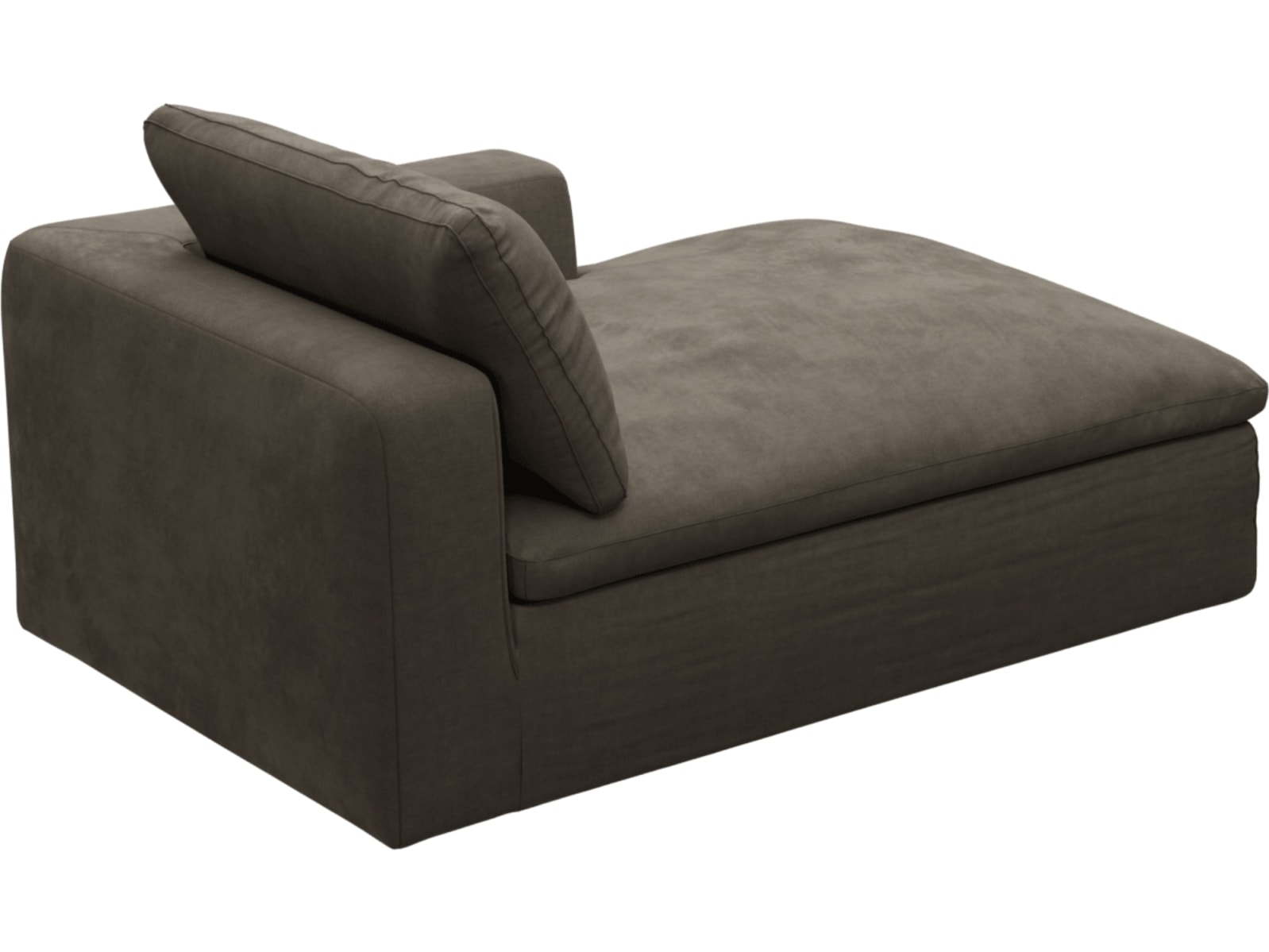 Cloud Deep Chaise Right Module Muse Mink color Muse Mink