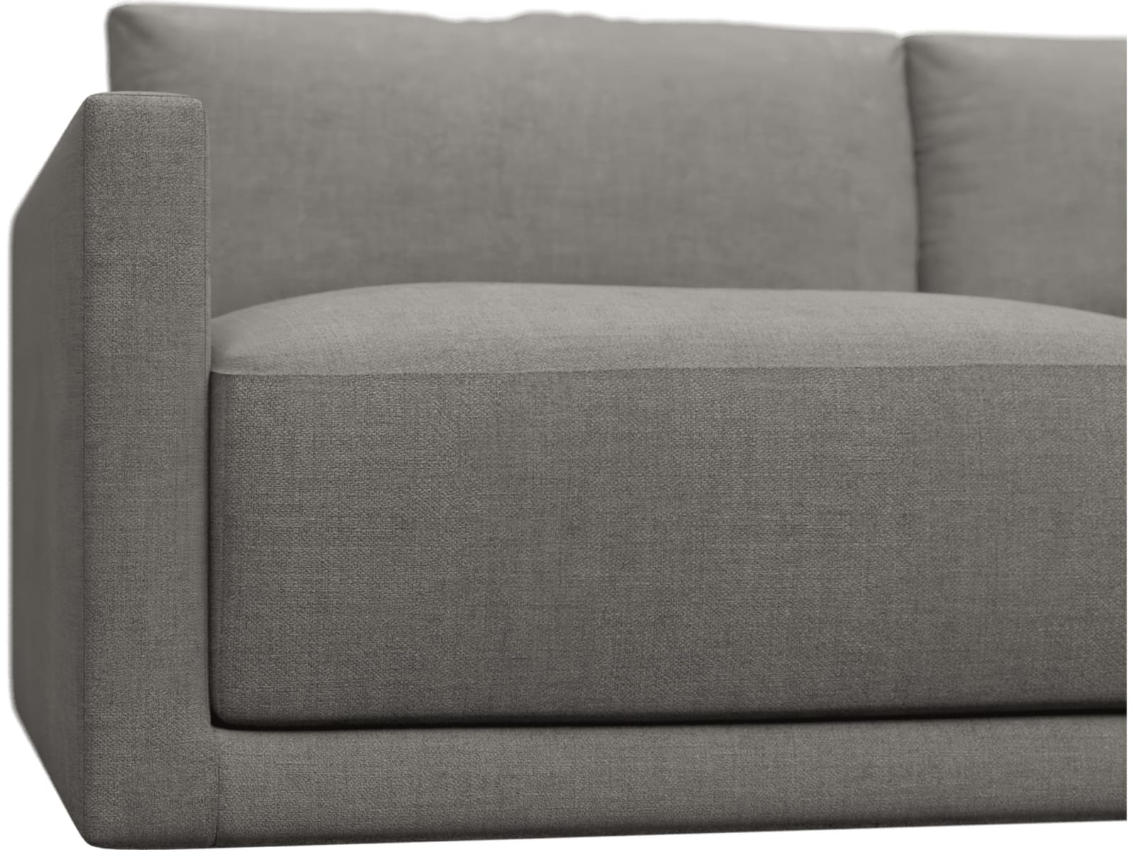 Haven Isla Soft Grey Left Arm Facing 3 Seater Sofa Module color Isla Soft Grey