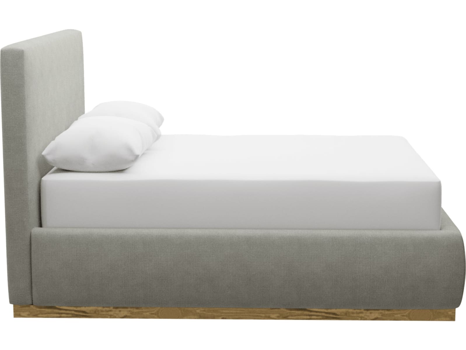 Haven Gas Lift Bed Toorak Pebble color Toorak Pebble