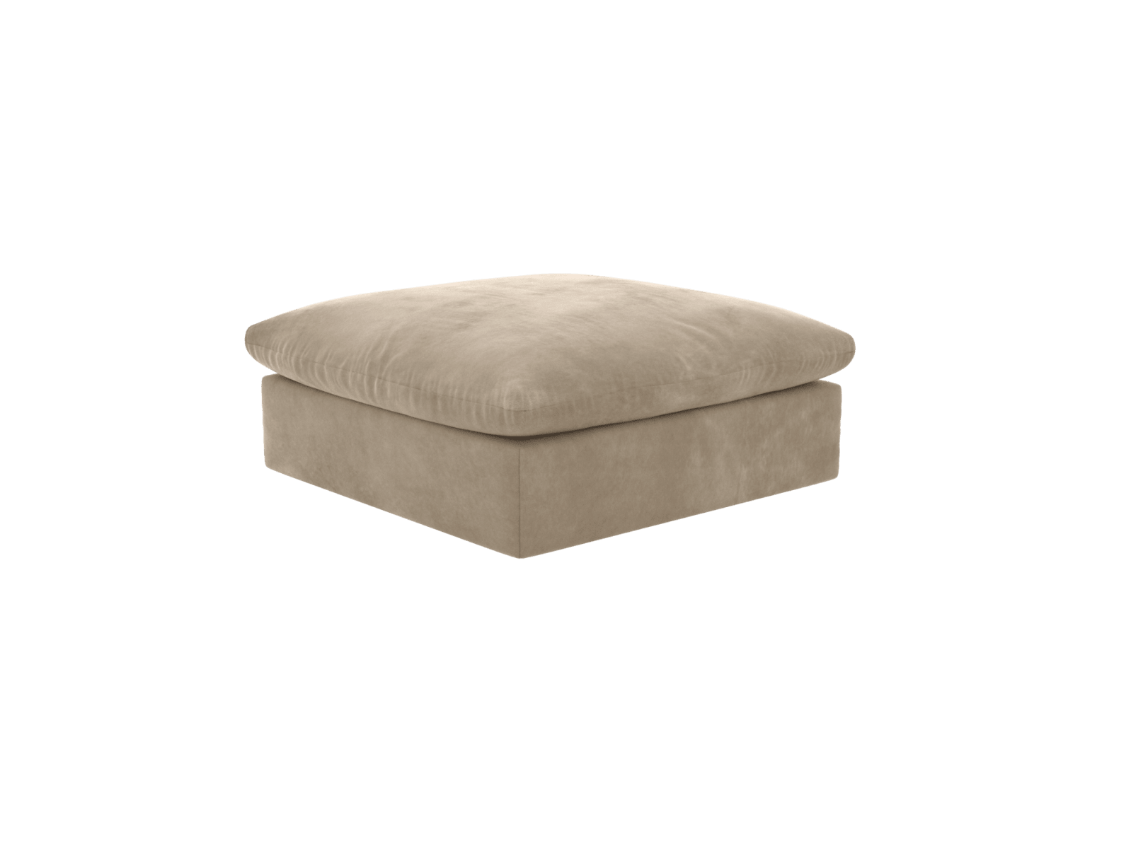 Willow Muse Soft Brown Ottoman color Muse Soft Brown