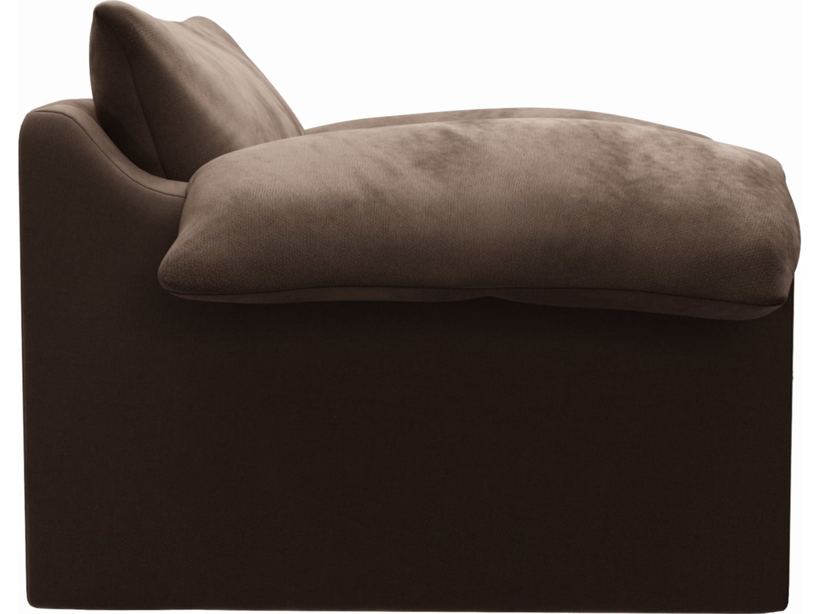 Ludlow Muse Chocolate Armchair color Muse Chocolate