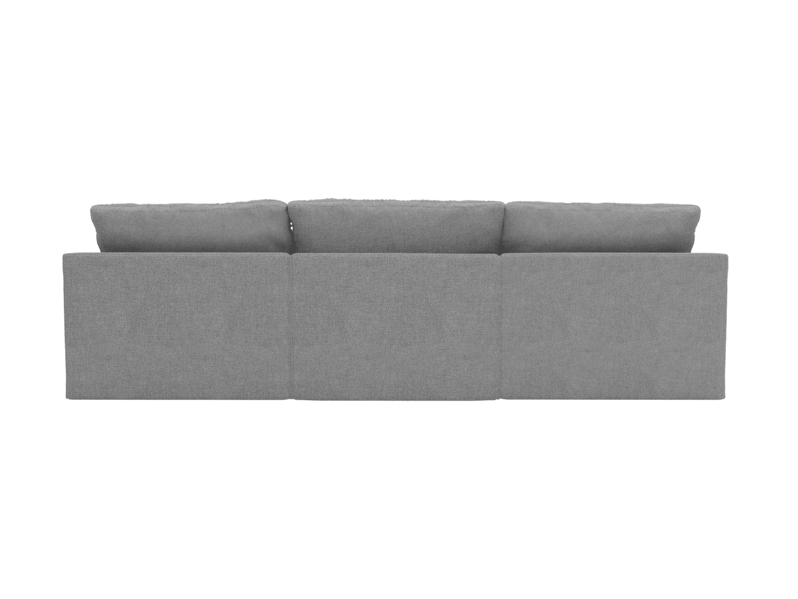 Retreat California Slate Chaise Sofa - 3 Seater color California Slate