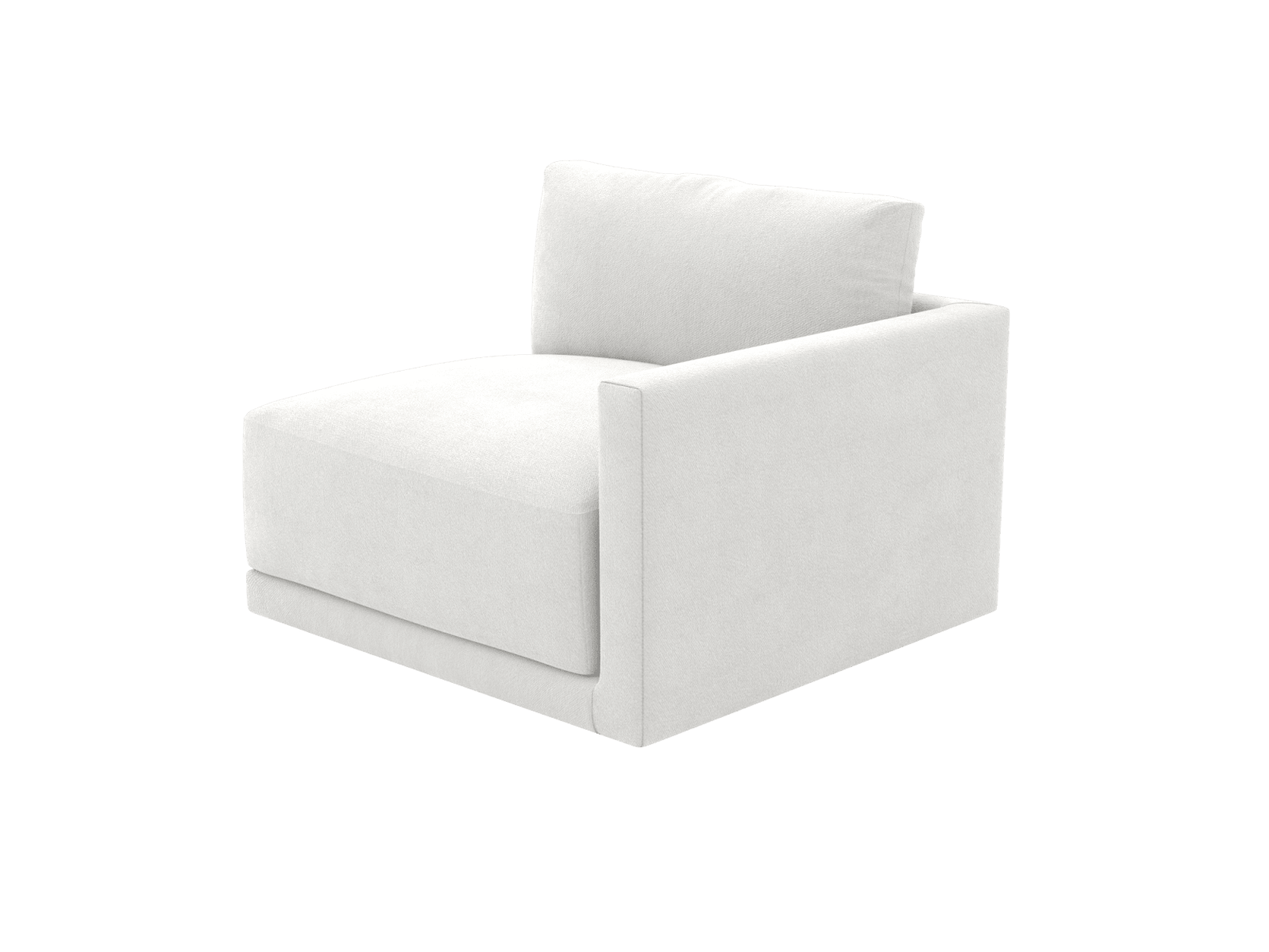 Haven Muse Frost Right Arm Facing Sofa Module color Muse Frost