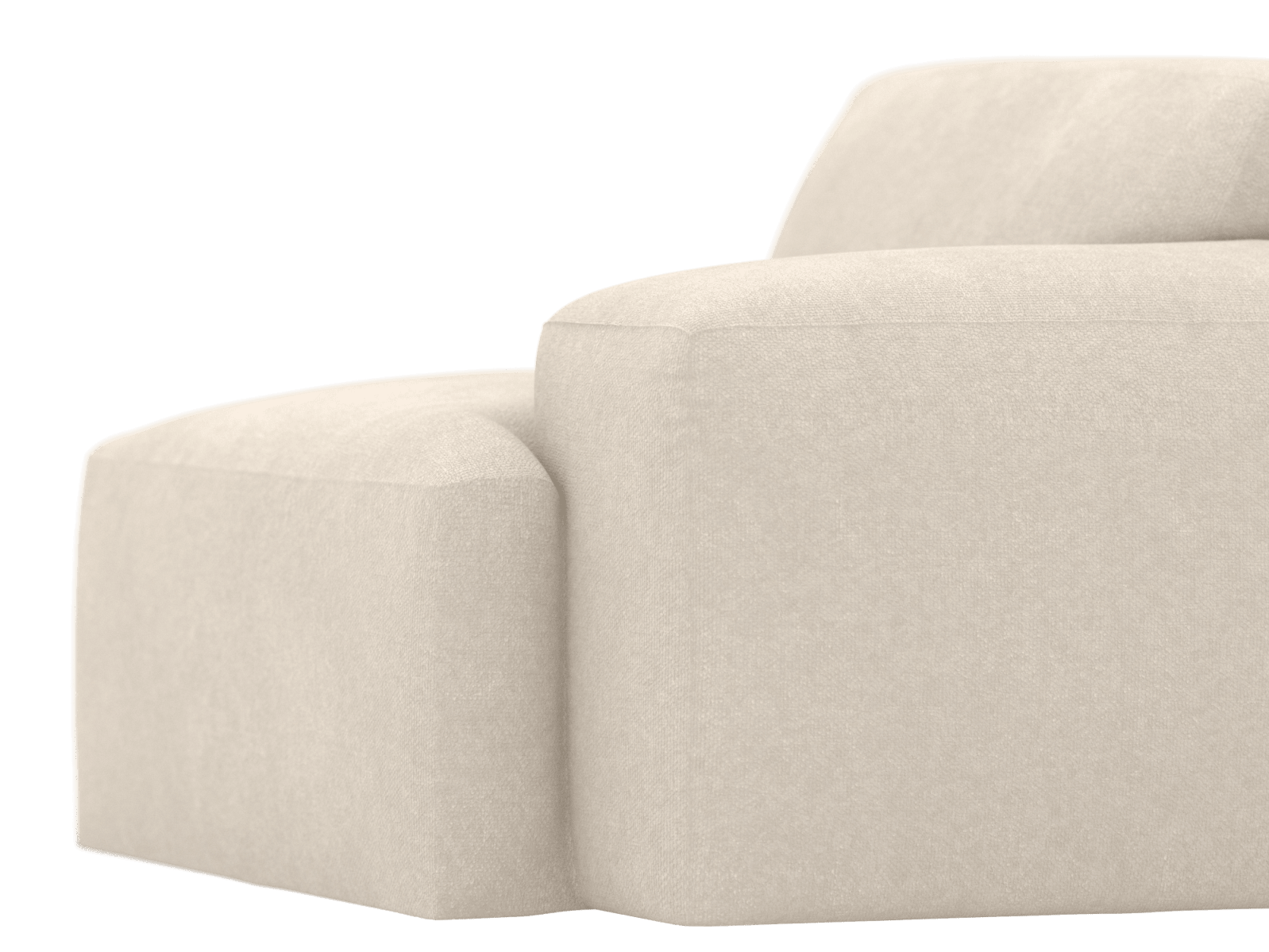 Copenhagen Tribute Shell Right Arm Facing Sofa Module color Tribute Shell