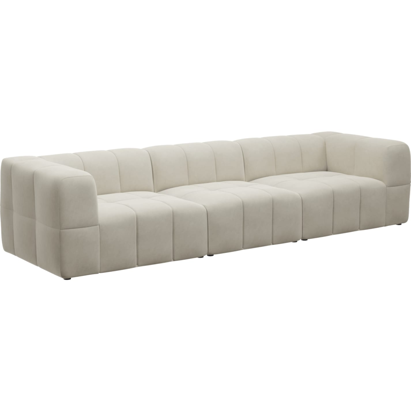 Lucello Muse Flax Modular Sofa - 3 Piece color Muse Flax