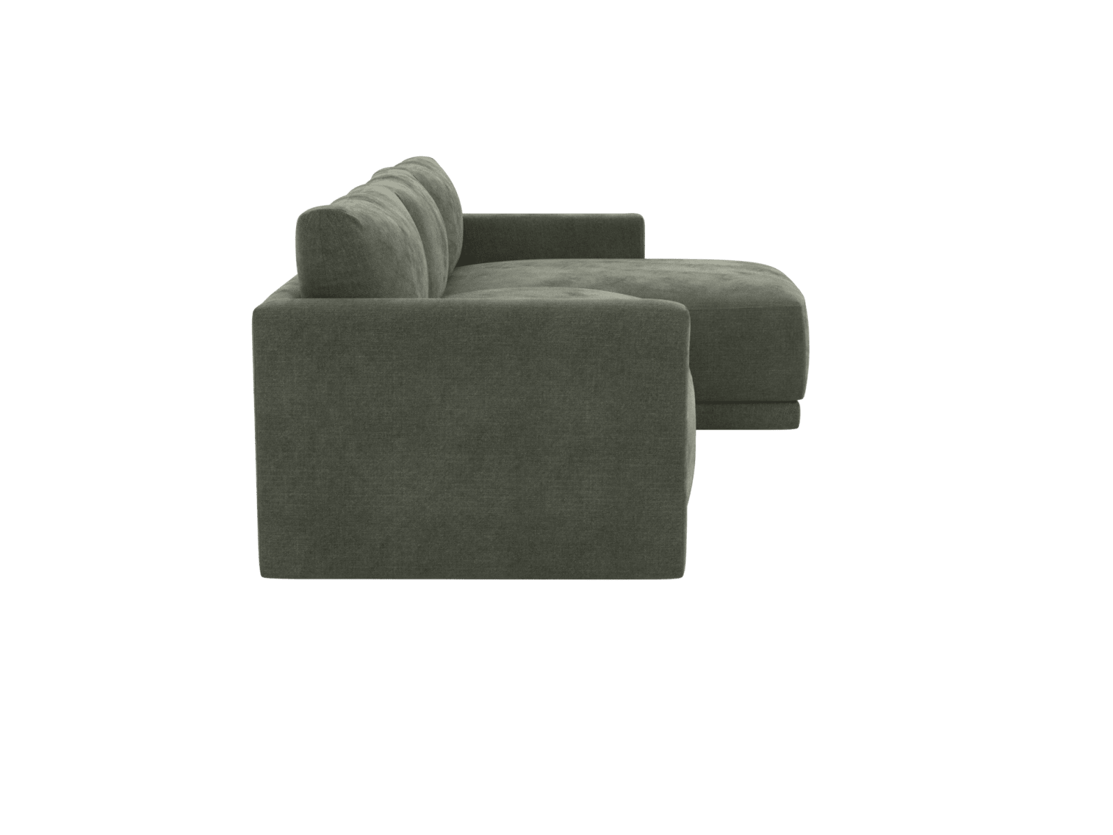 Haven Tribute Dark Jade 3 Seater Chaise Sofa color Tribute Dark Jade