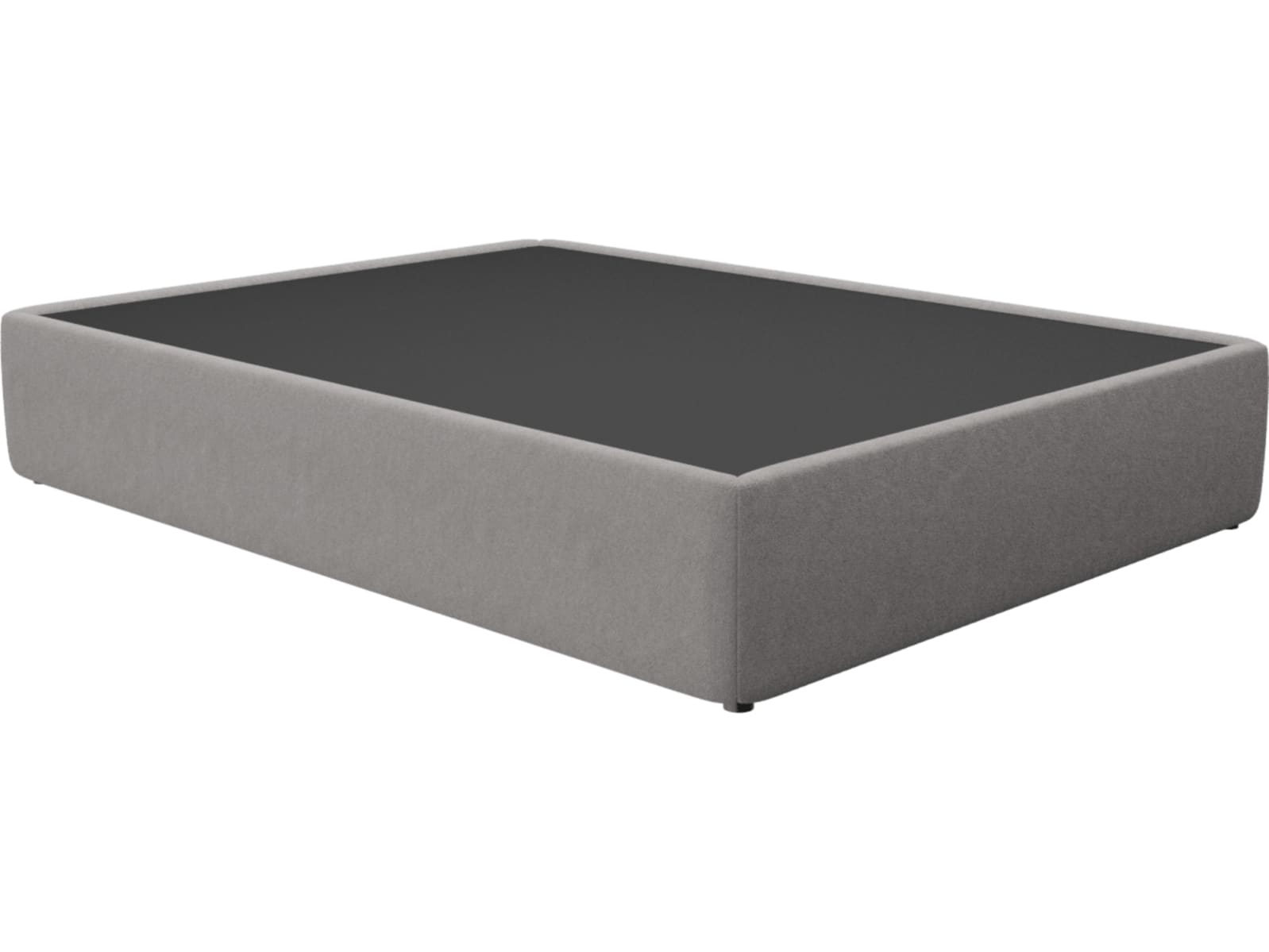 Leo Bed Base View Steel color View Steel