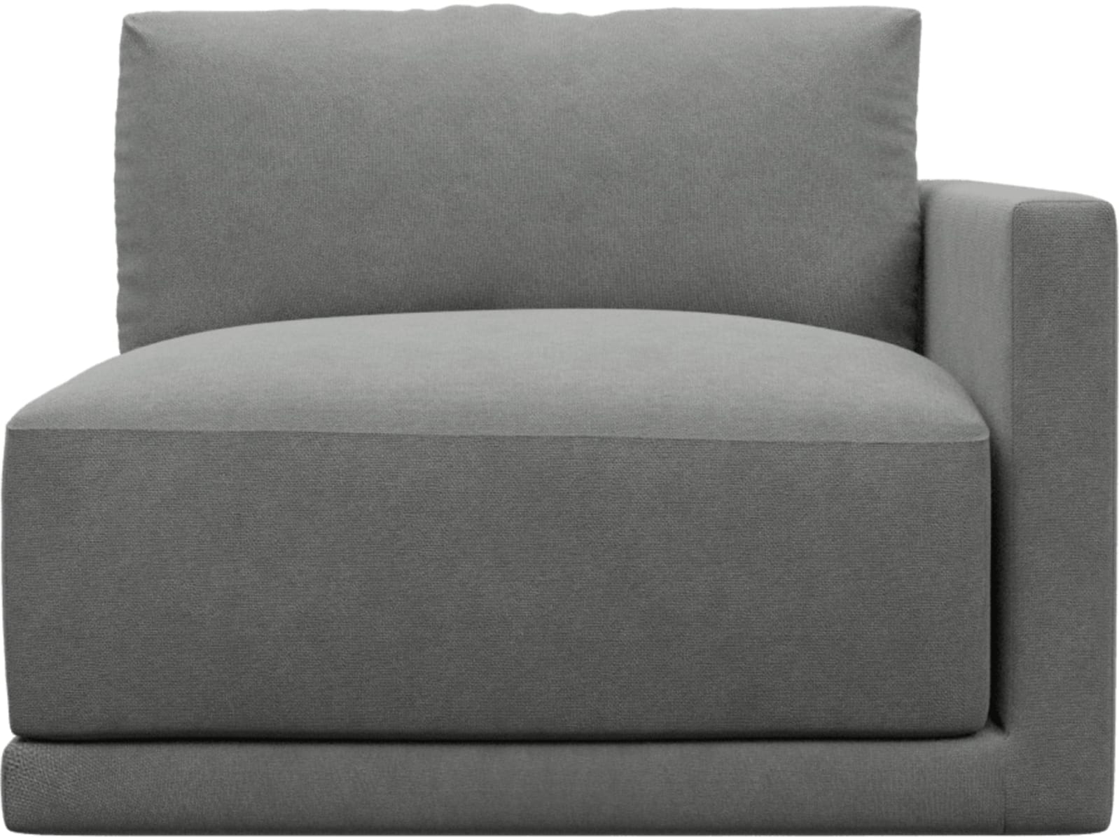 Haven Maya Flint Right Arm Facing Chair Sofa Module color Maya Flint