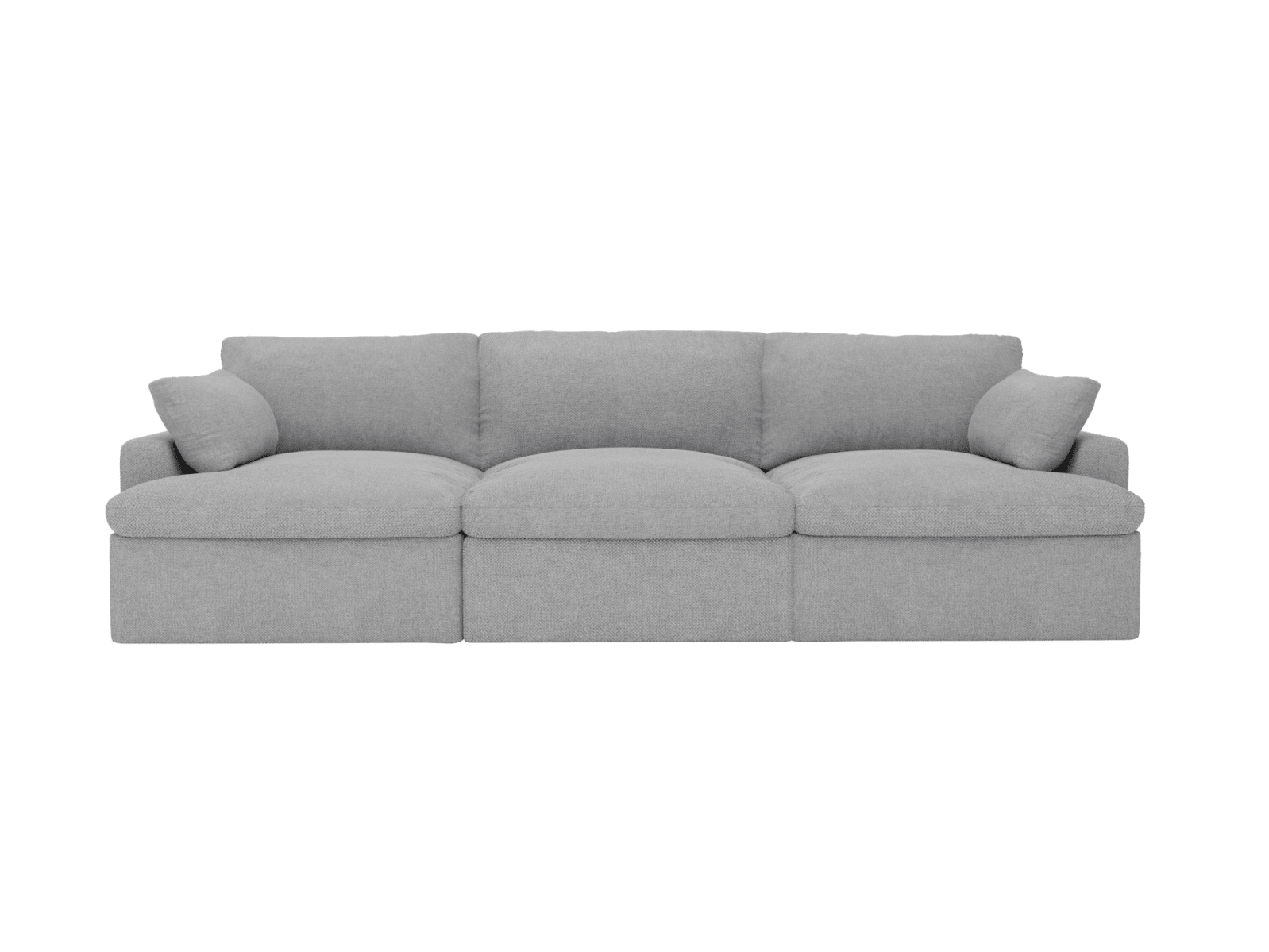 Retreat California Slate Modular Sofa - 3 Piece color California Slate