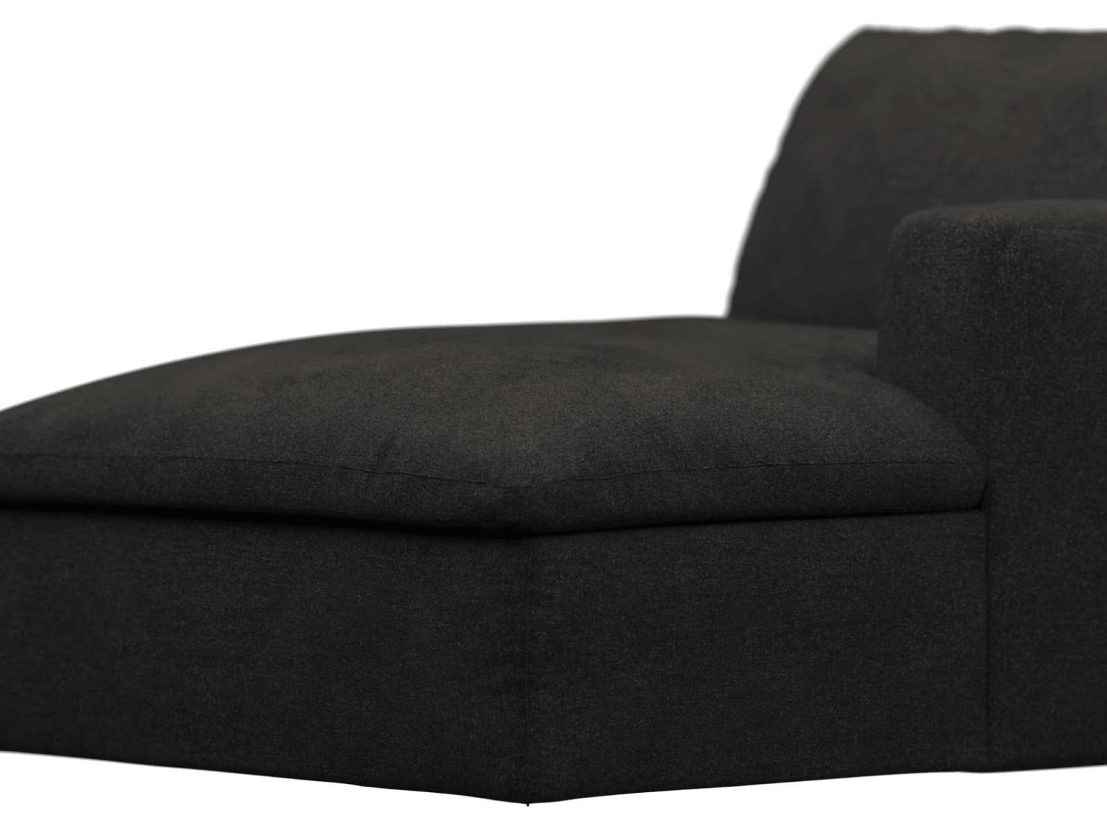 Cloud Deep Chaise Right Module California Charcoal color California Charcoal