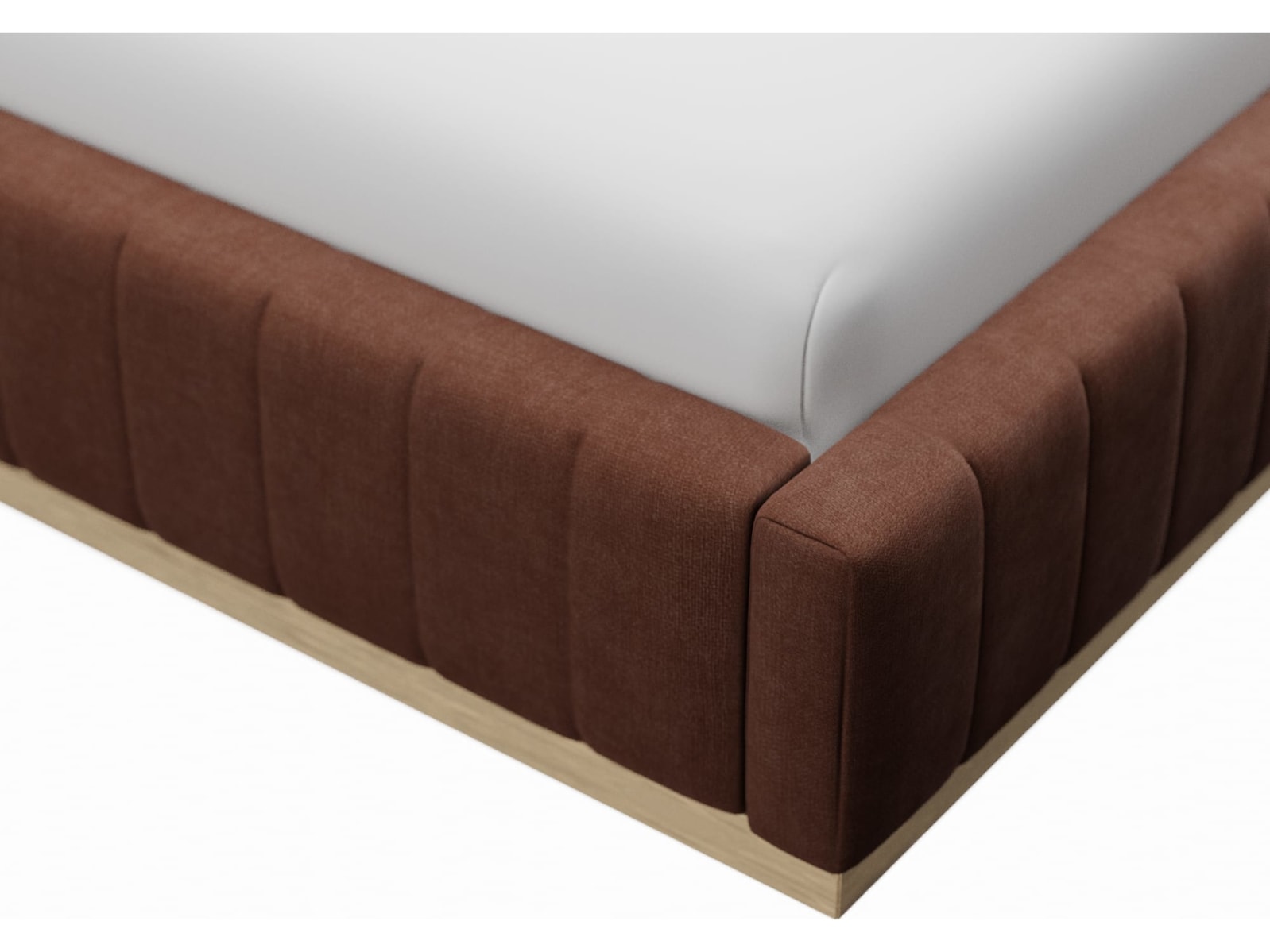 Brentwood Gas Lift Bed Muse Rust color Muse Rust