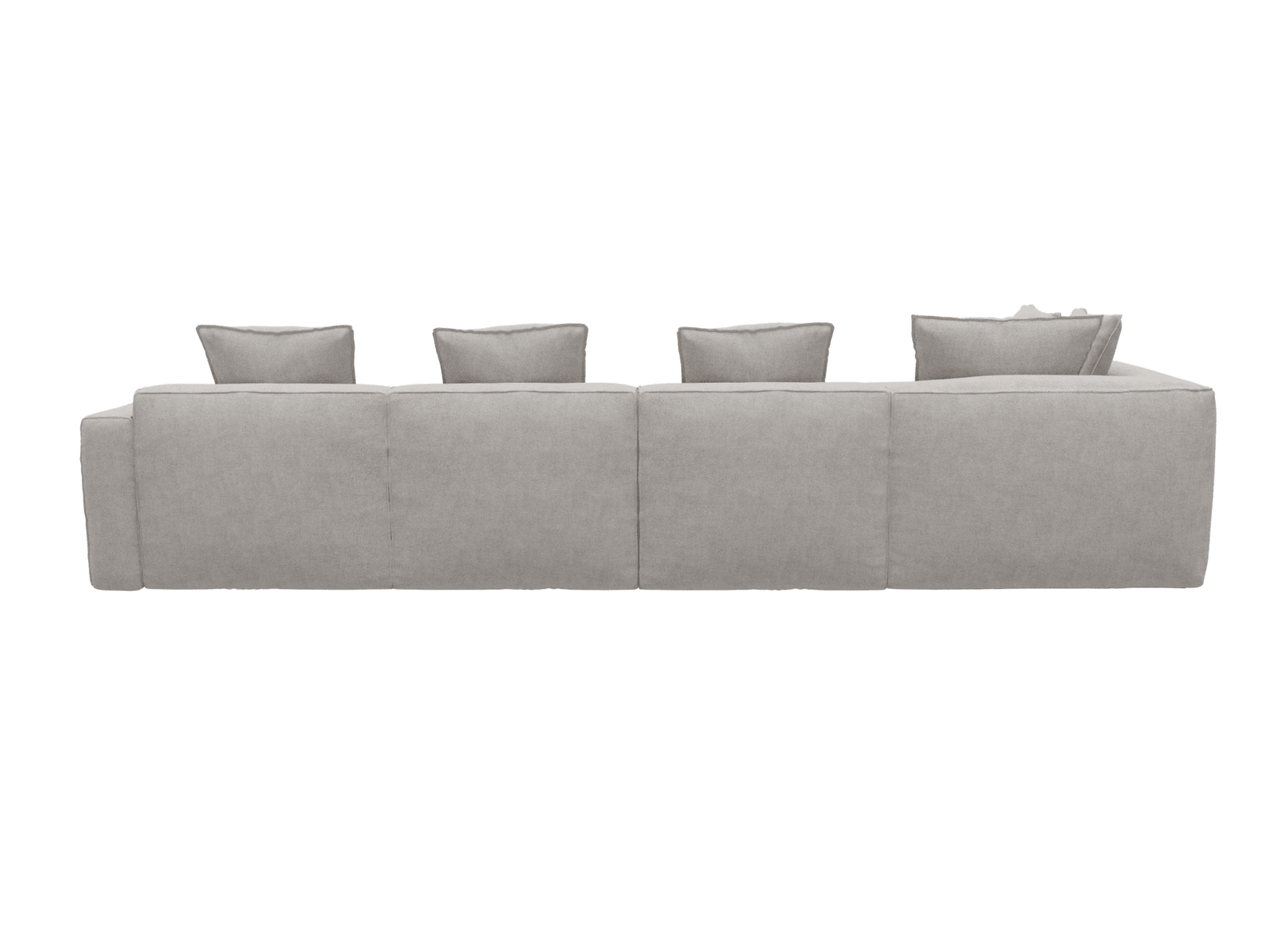 Riley Apt Avon Mineral Sofa - 6 Seater LAF Terminal color Avon Mineral