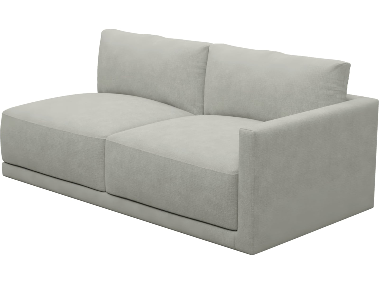 Haven Toorak Pebble Right Arm Facing 3 Seater Sofa Module color Toorak Pebble
