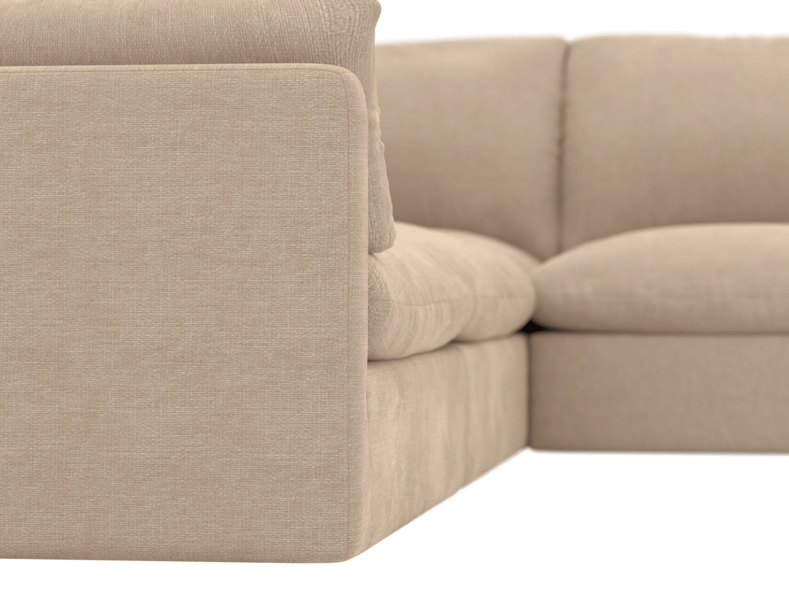 Willow Muse Driftwood Corner Sofa - 5 Seater color Muse Driftwood