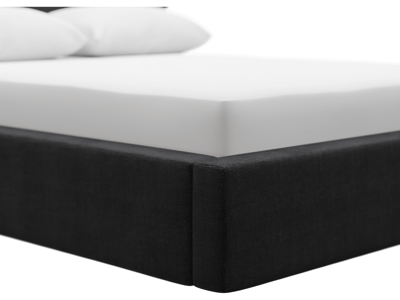 Felix Gas Lift Bed Plaza Flint Grey color Plaza Flint Grey