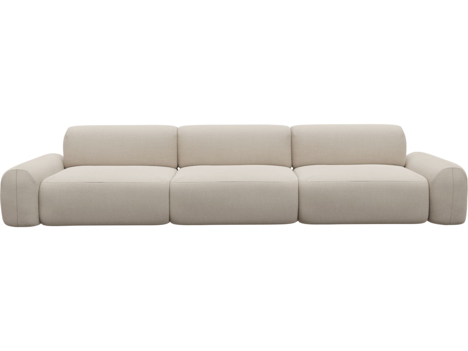 Beckett Santa Fe Sand Modular Sofa - 3 Seater color Santa Fe Sand