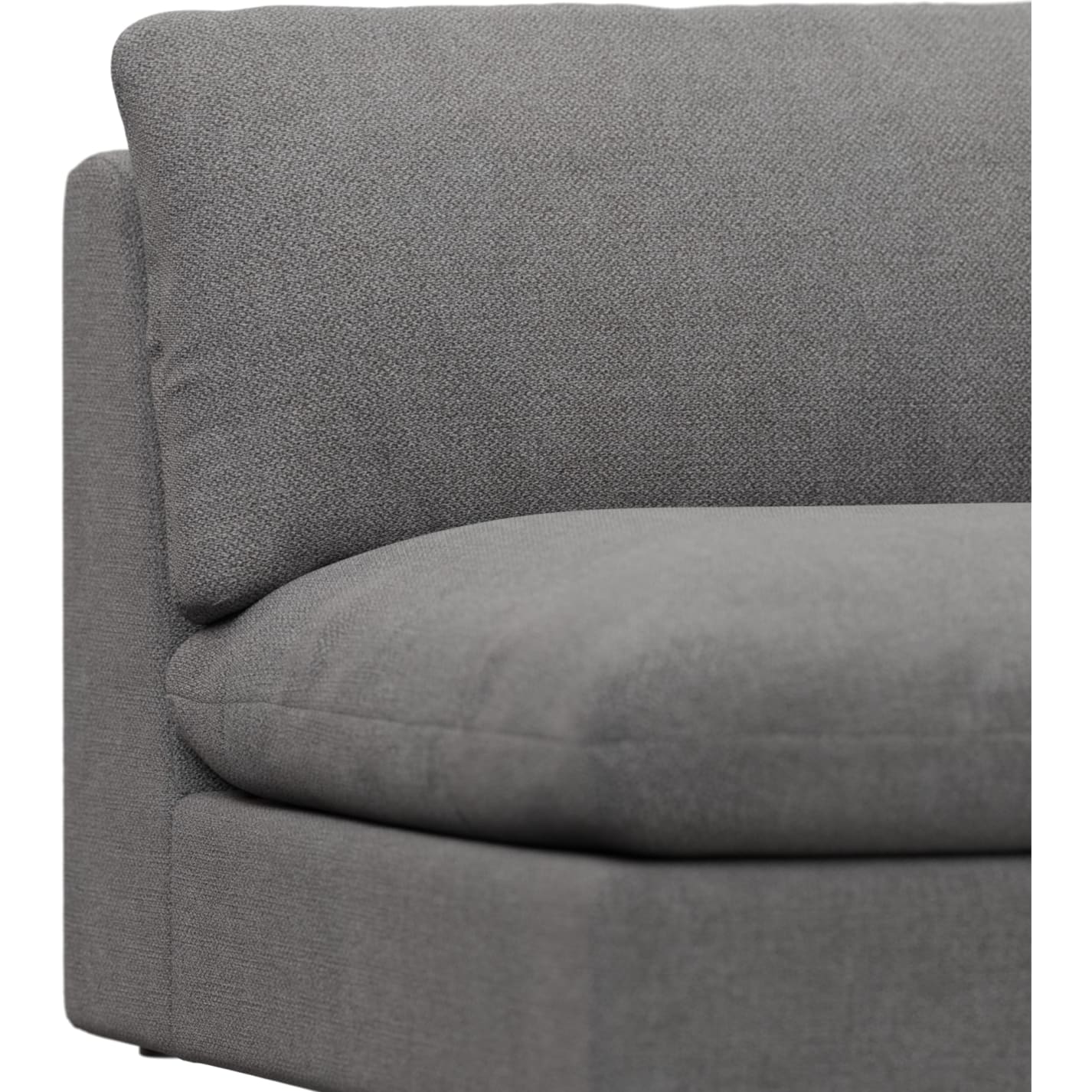 Ludlow California Slate Corner Sofa Chair Module color California Slate