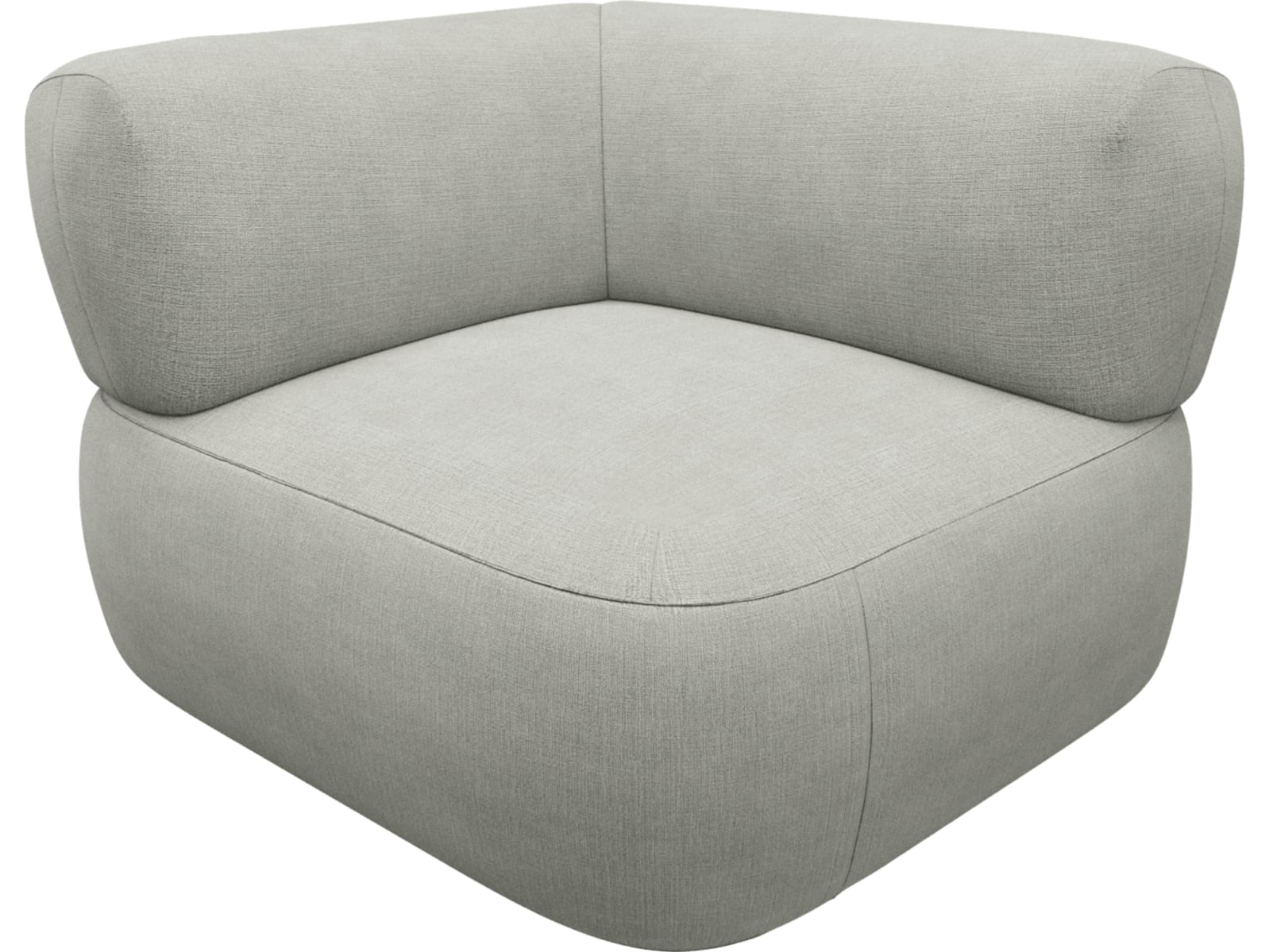Beckett Toorak Pebble Sofa Module Corner color Toorak Pebble