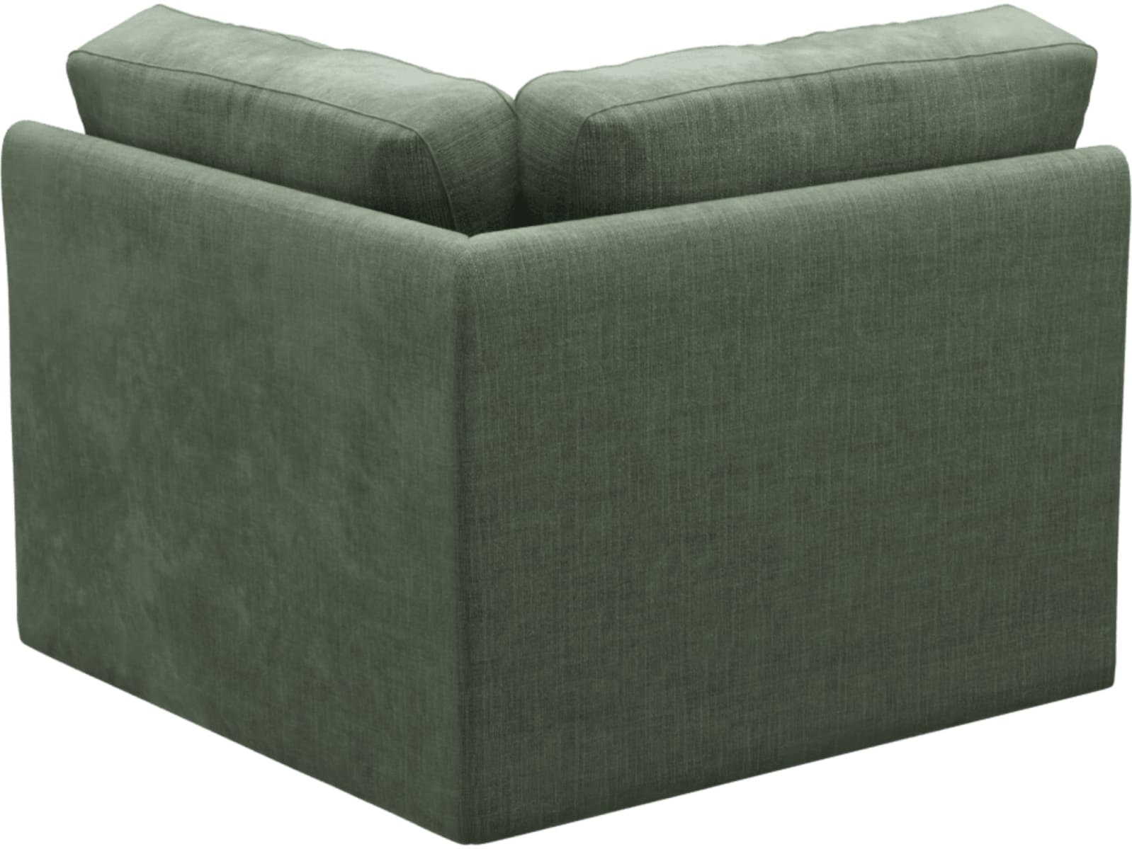 Monica Tribute Dark Jade Corner Sofa Chair Module color Tribute Dark Jade