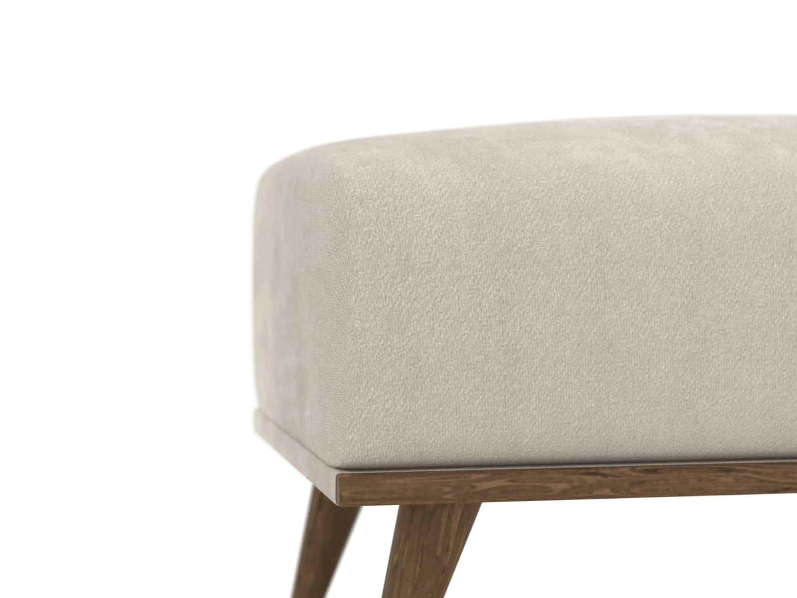 Dane Muse Flax Ottoman color Muse Flax