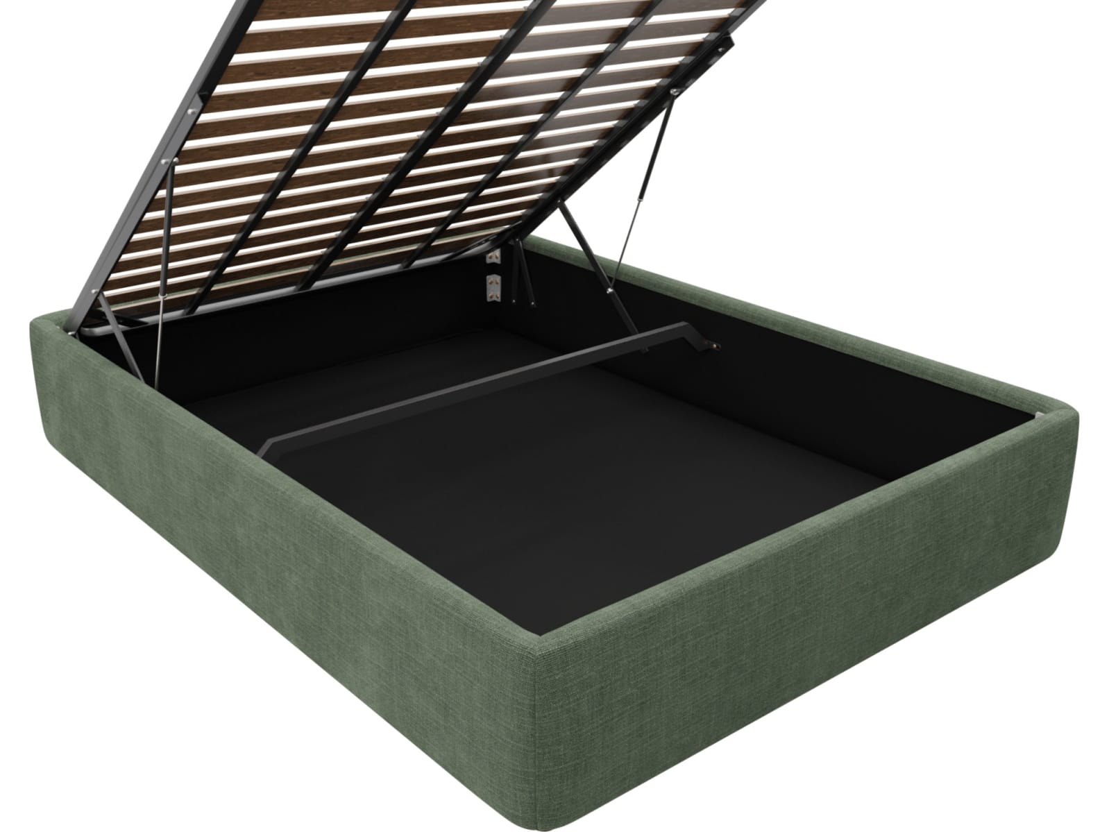 Leo Gas Lift Bed Base Tribute Dark Jade color Tribute Dark Jade