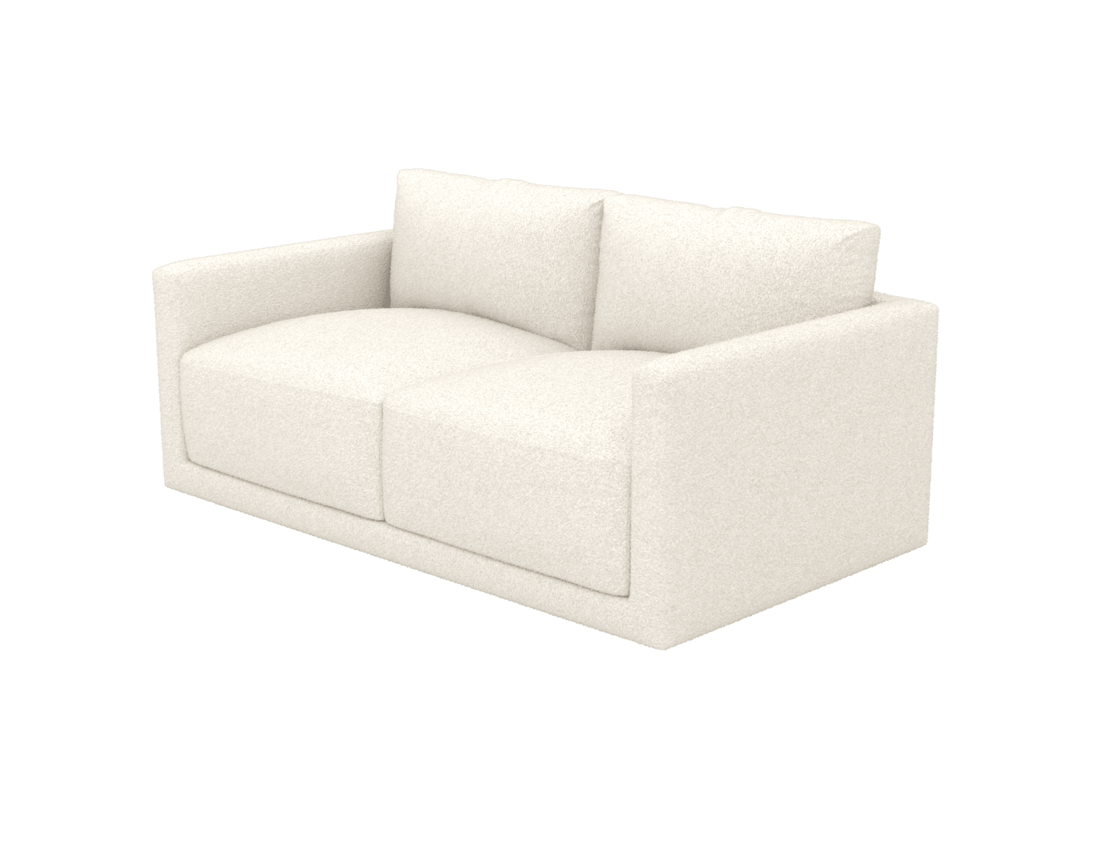 Haven Boucle Ivory 2.5 Seater Sofa color Boucle Ivory