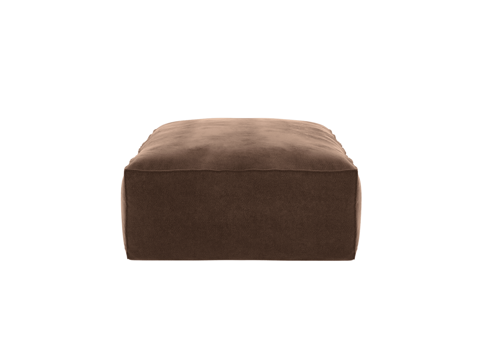 Riley Muse Chocolate Modular Big Ottoman color Muse Chocolate