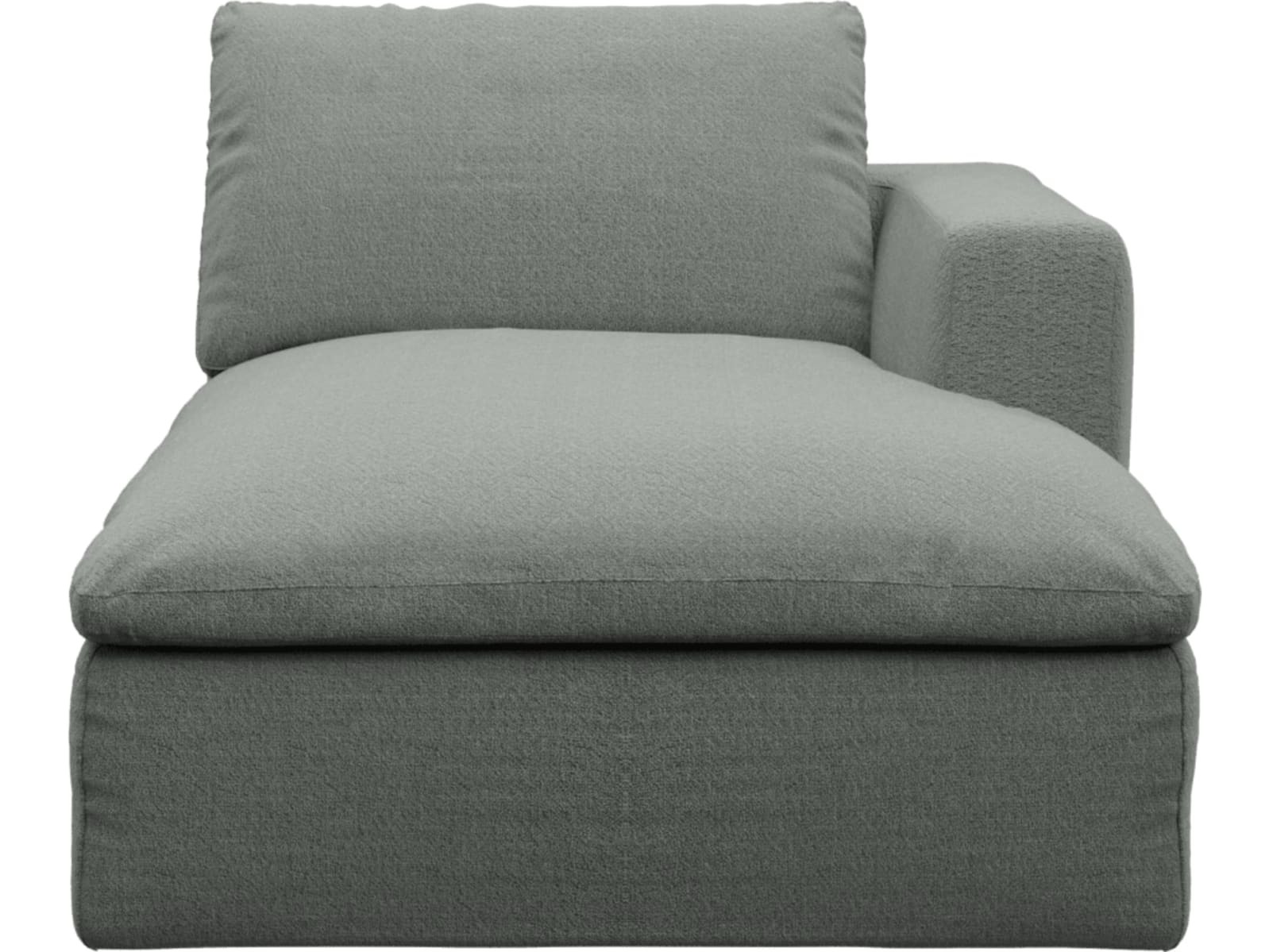 Cloud Deep Chaise Right Module Tribute Storm color Tribute Storm