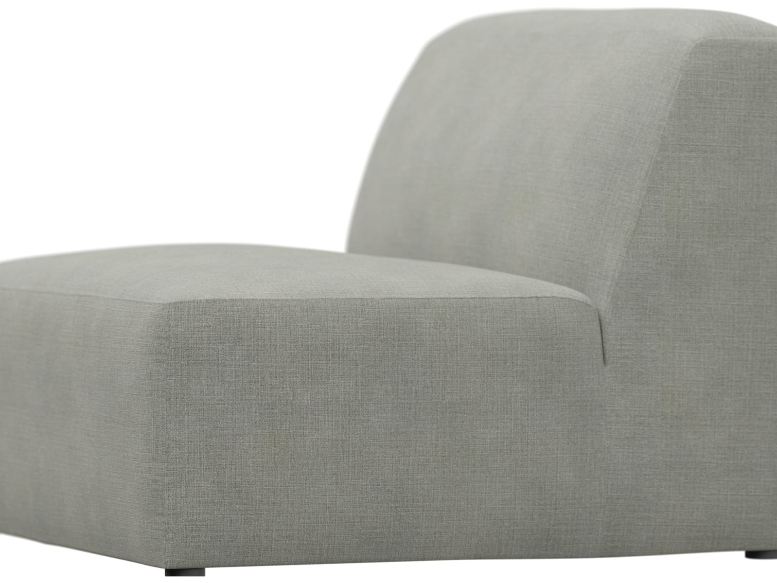 Copenhagen Toorak Pebble Armless Chair Sofa Module color Toorak Pebble