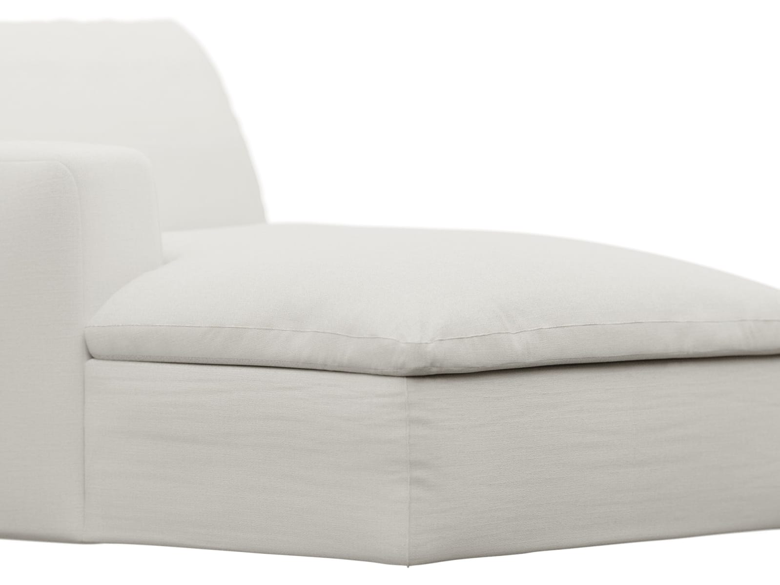 Cloud Deep Chaise Left Module Tribute Ice color Tribute Ice