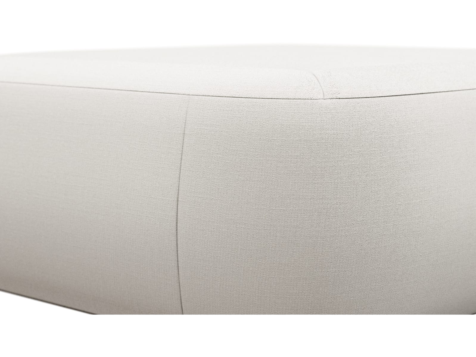 Beckett Tribute Ice Sofa Module Ottoman color Tribute Ice