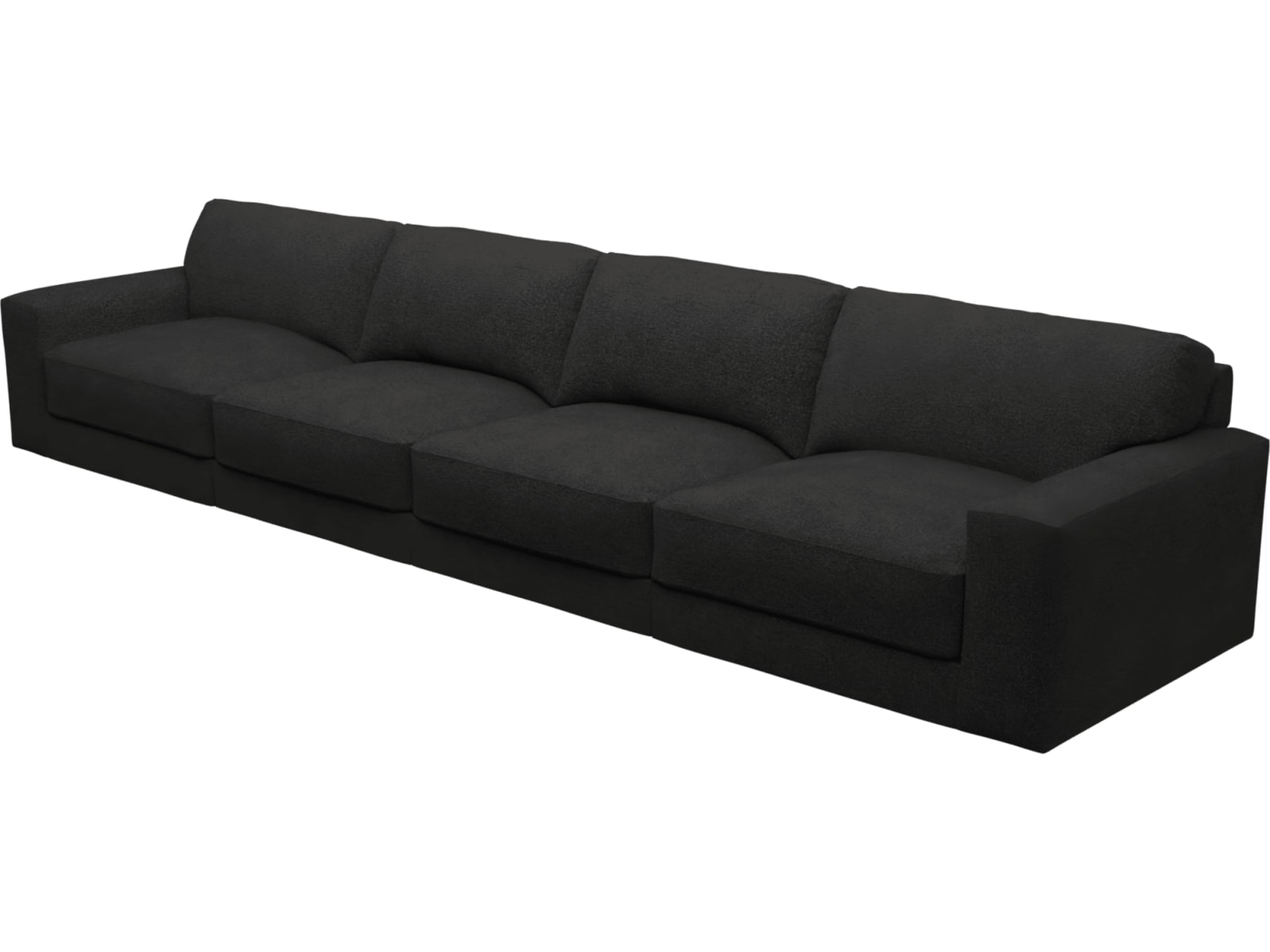 Monica California Charcoal Sofa - 4 Seater color California Charcoal
