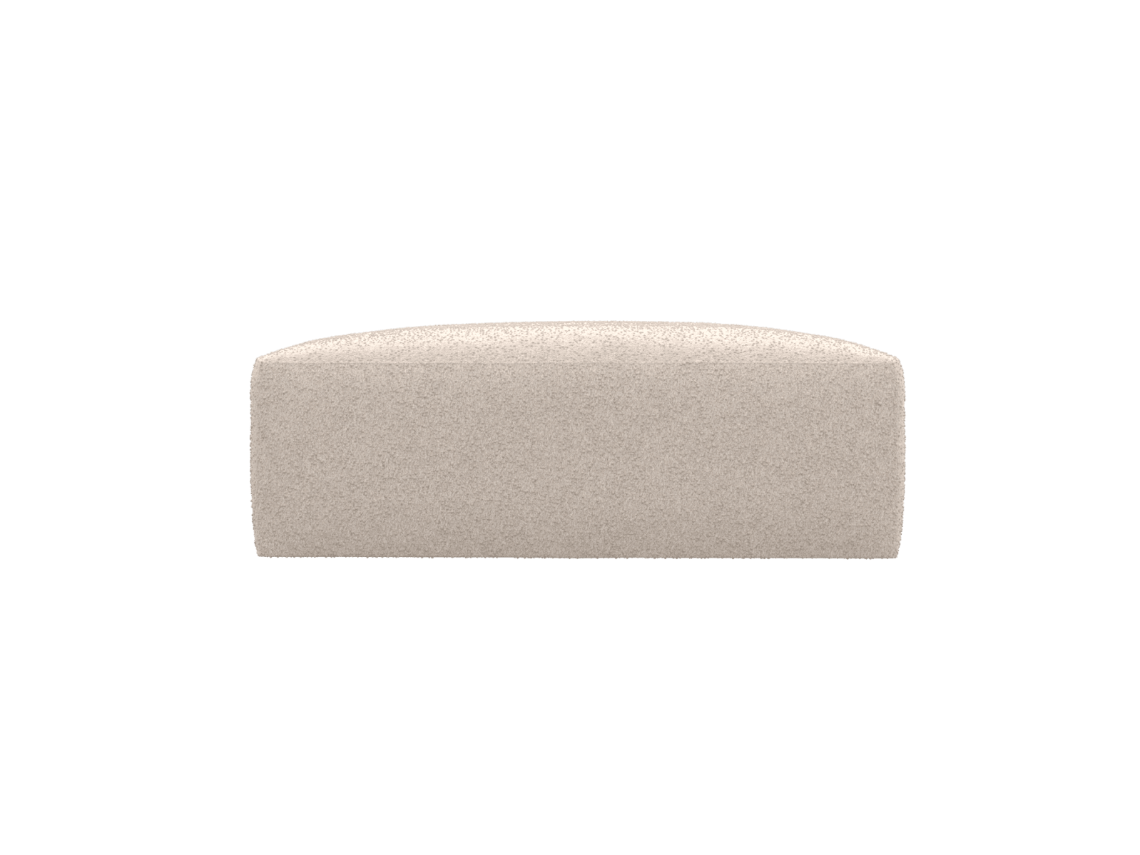 Copenhagen Boucle Pumice Ottoman color Boucle Pumice