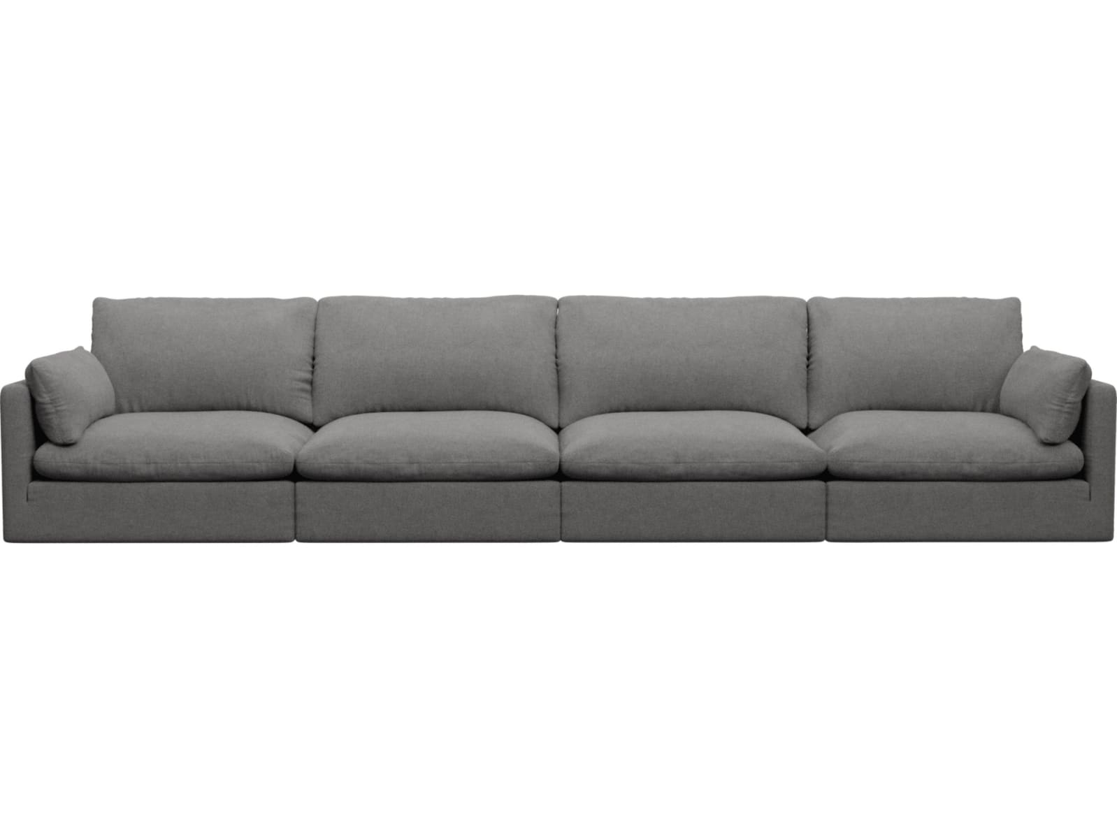 Willow California Slate Modular Sofa - 4 Seater color California Slate