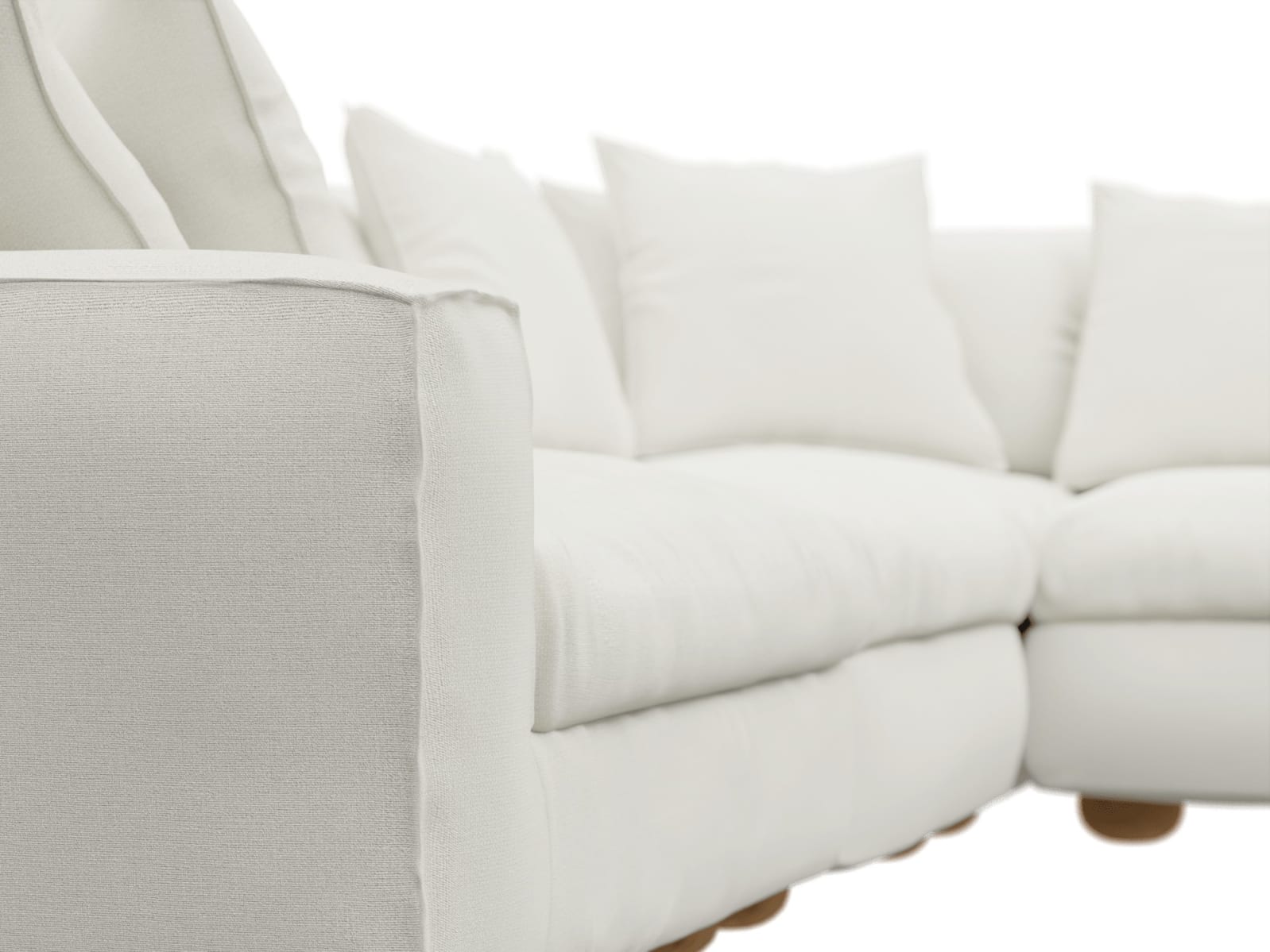 Tully Tribute Shell Modular Sofa - 5 Piece color Tribute Shell